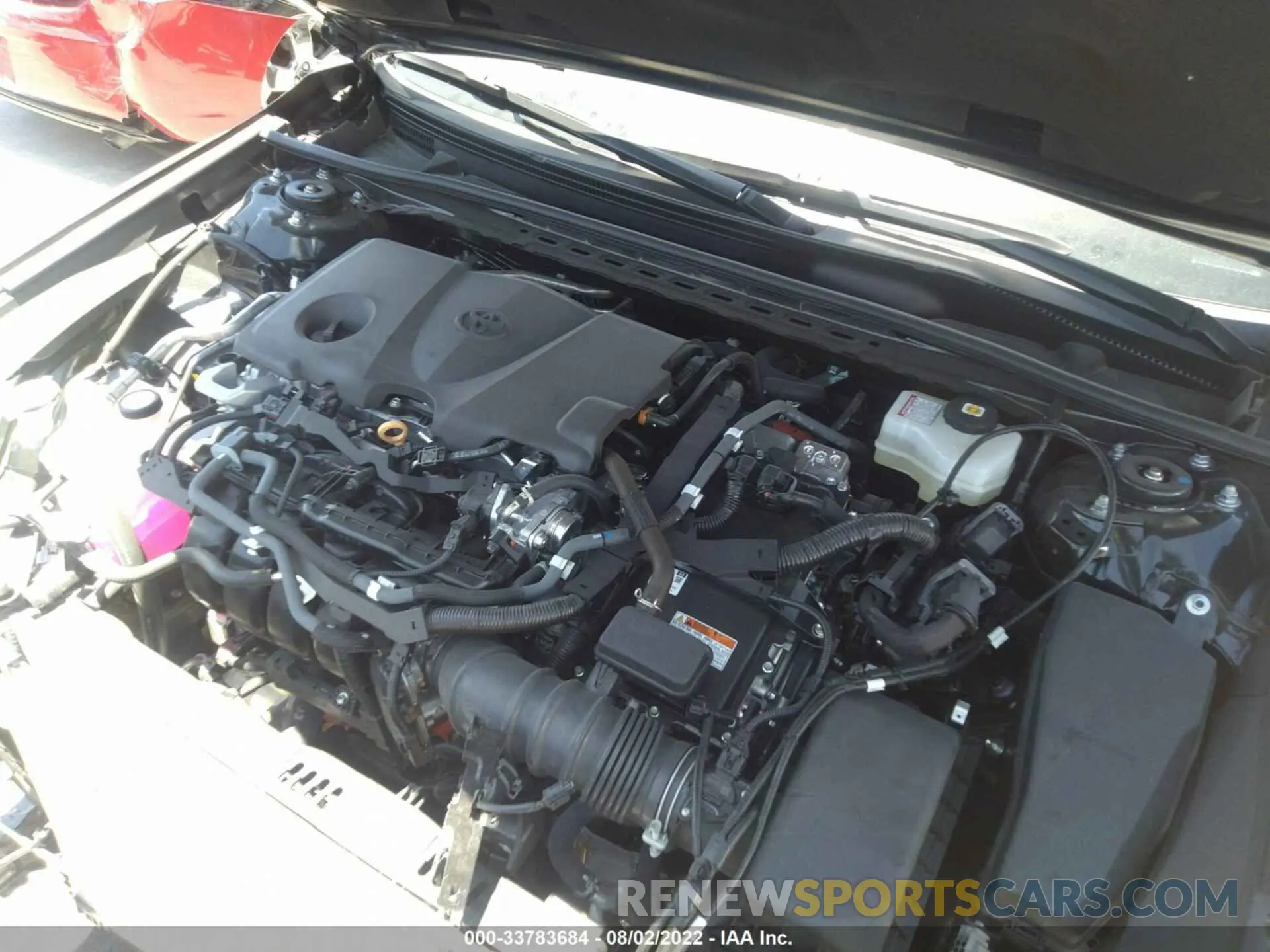 10 fotografías del automóvil dañado 4T1K31AK5NU584915 TOYOTA CAMRY 2022