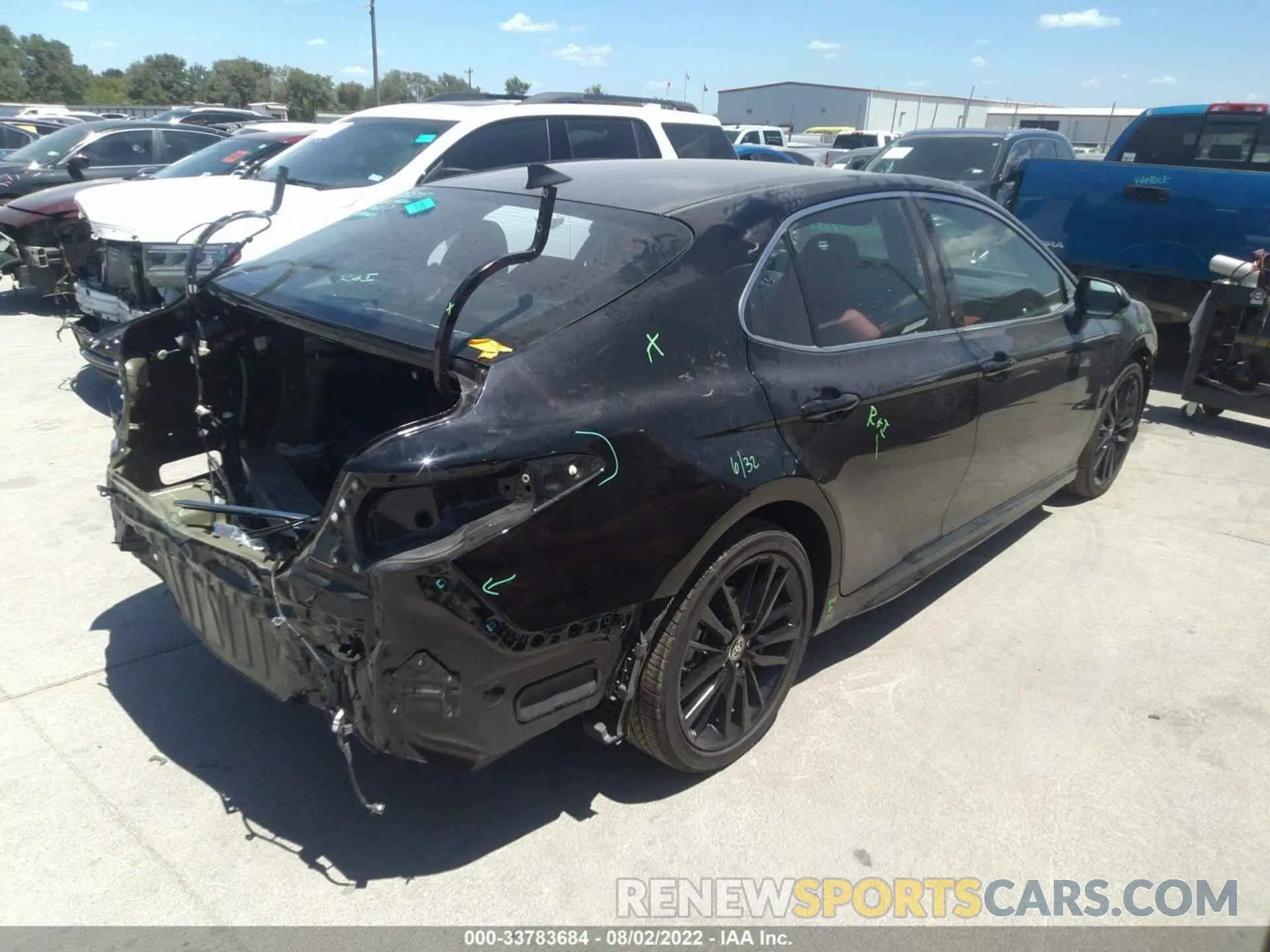 4 fotografías del automóvil dañado 4T1K31AK5NU584915 TOYOTA CAMRY 2022