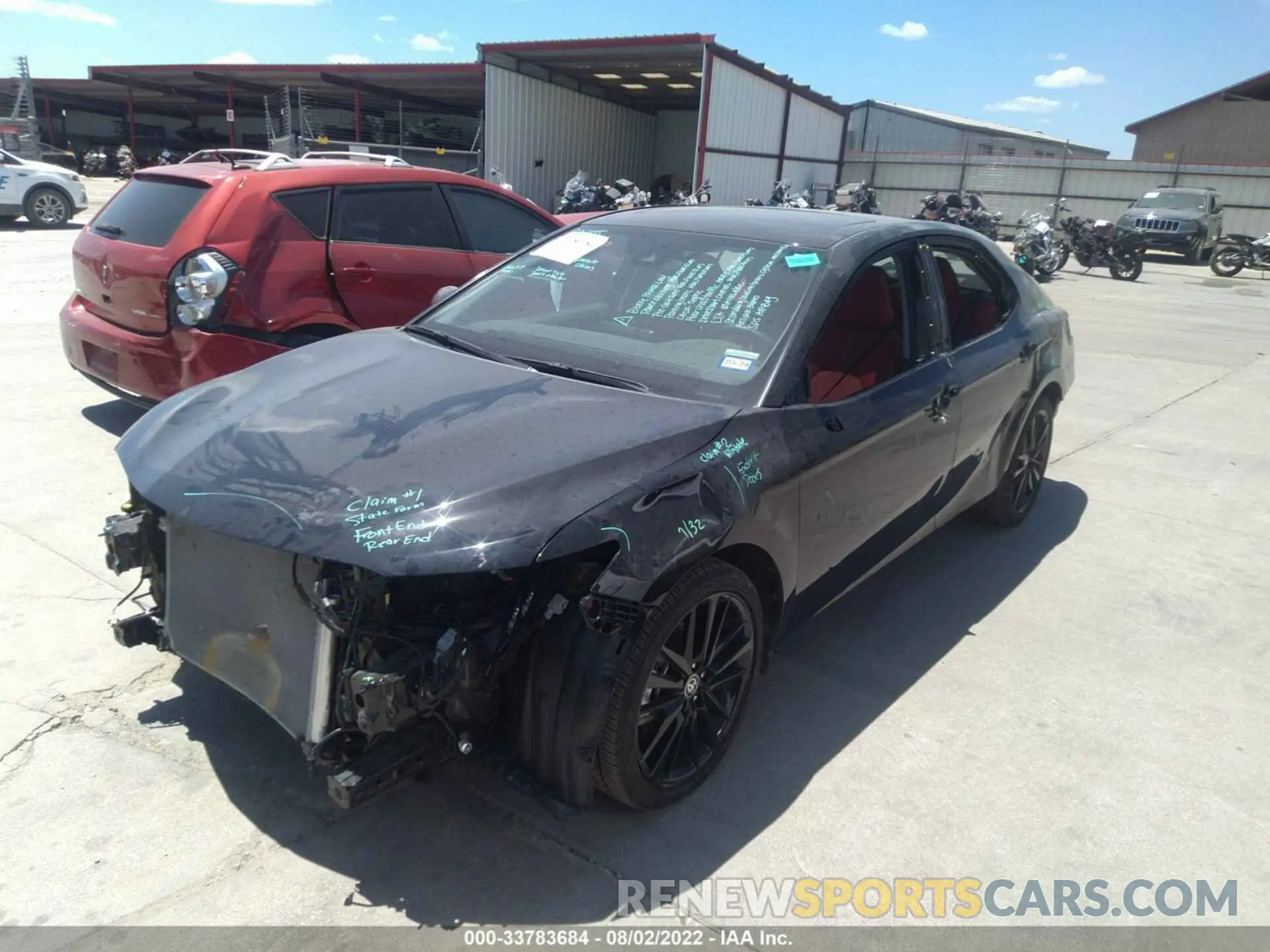 6 fotografías del automóvil dañado 4T1K31AK5NU584915 TOYOTA CAMRY 2022