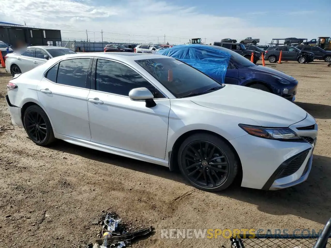 4 fotografías del automóvil dañado 4T1K31AK7NU595351 TOYOTA CAMRY 2022