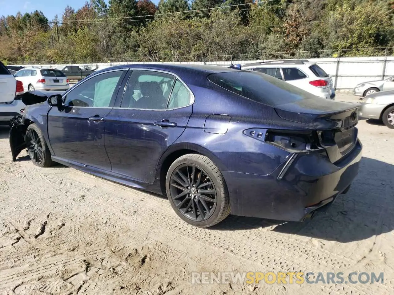 2 fotografías del automóvil dañado 4T1K61AK0NU010200 TOYOTA CAMRY 2022