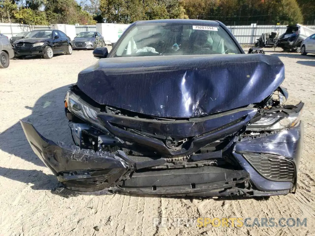 5 fotografías del automóvil dañado 4T1K61AK0NU010200 TOYOTA CAMRY 2022