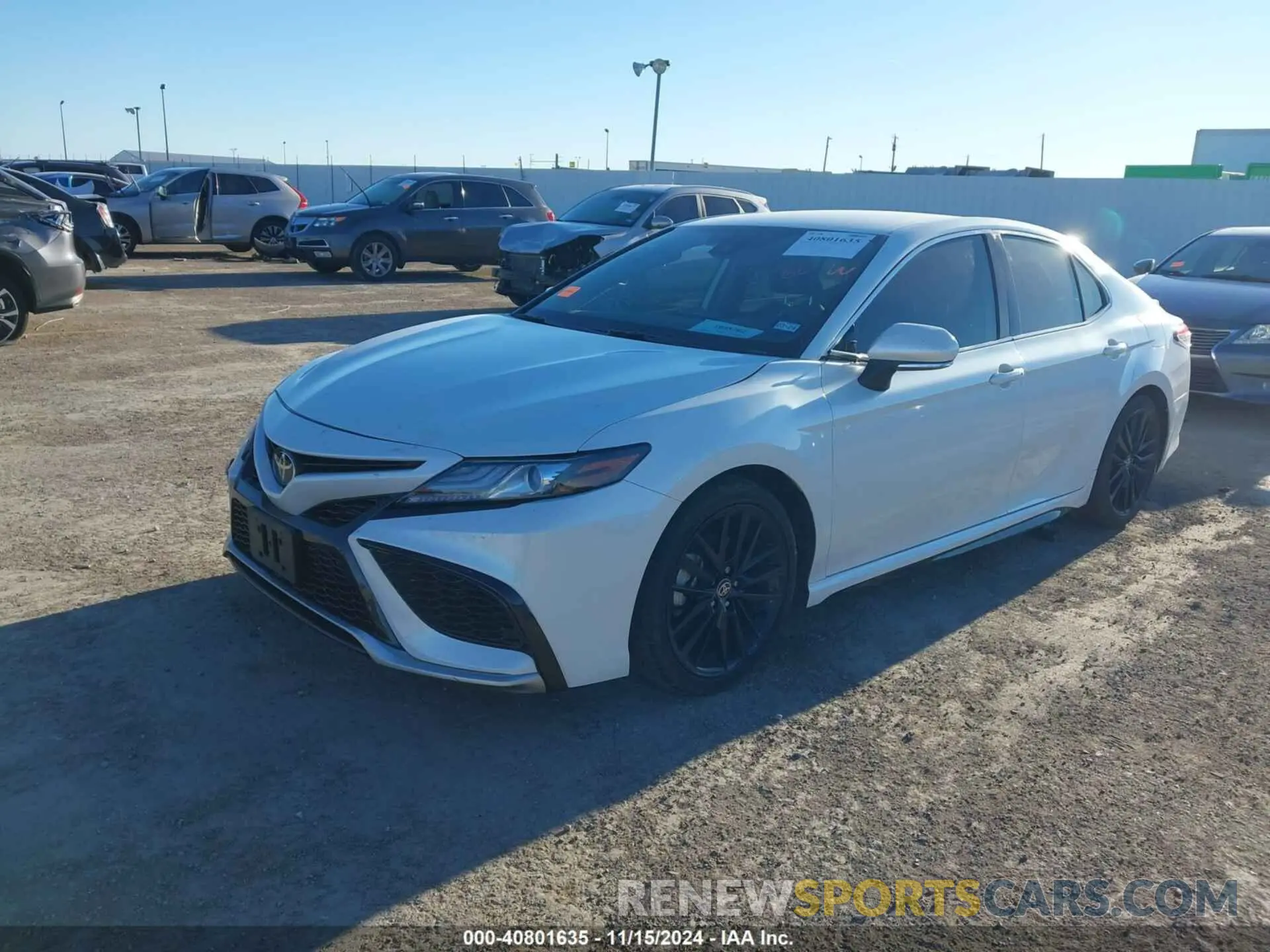 2 fotografías del automóvil dañado 4T1K61AK0NU028387 TOYOTA CAMRY 2022