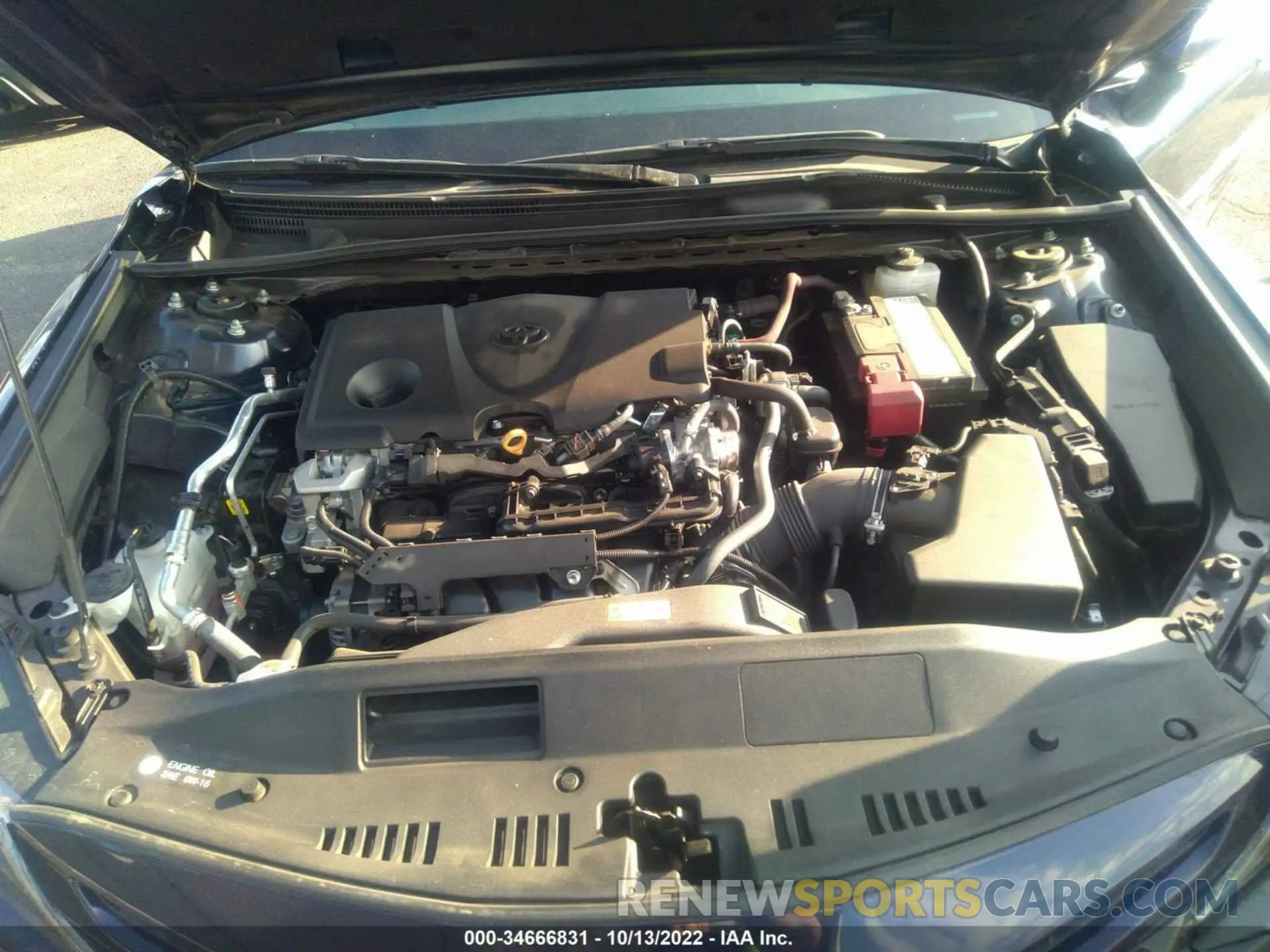 10 fotografías del automóvil dañado 4T1K61AK1NU008214 TOYOTA CAMRY 2022