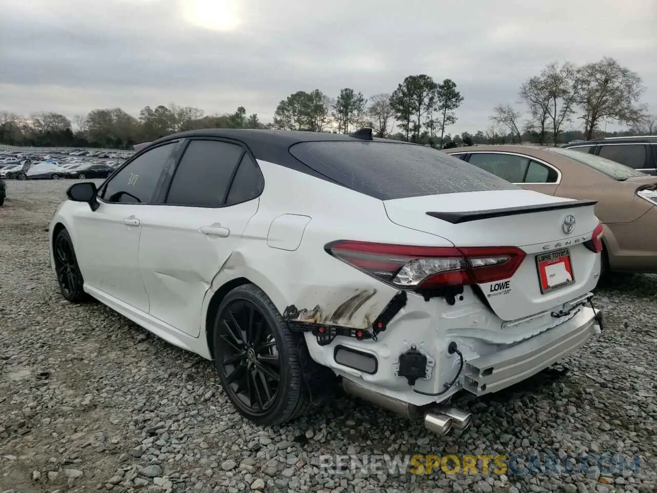 3 fotografías del automóvil dañado 4T1K61AK1NU013297 TOYOTA CAMRY 2022