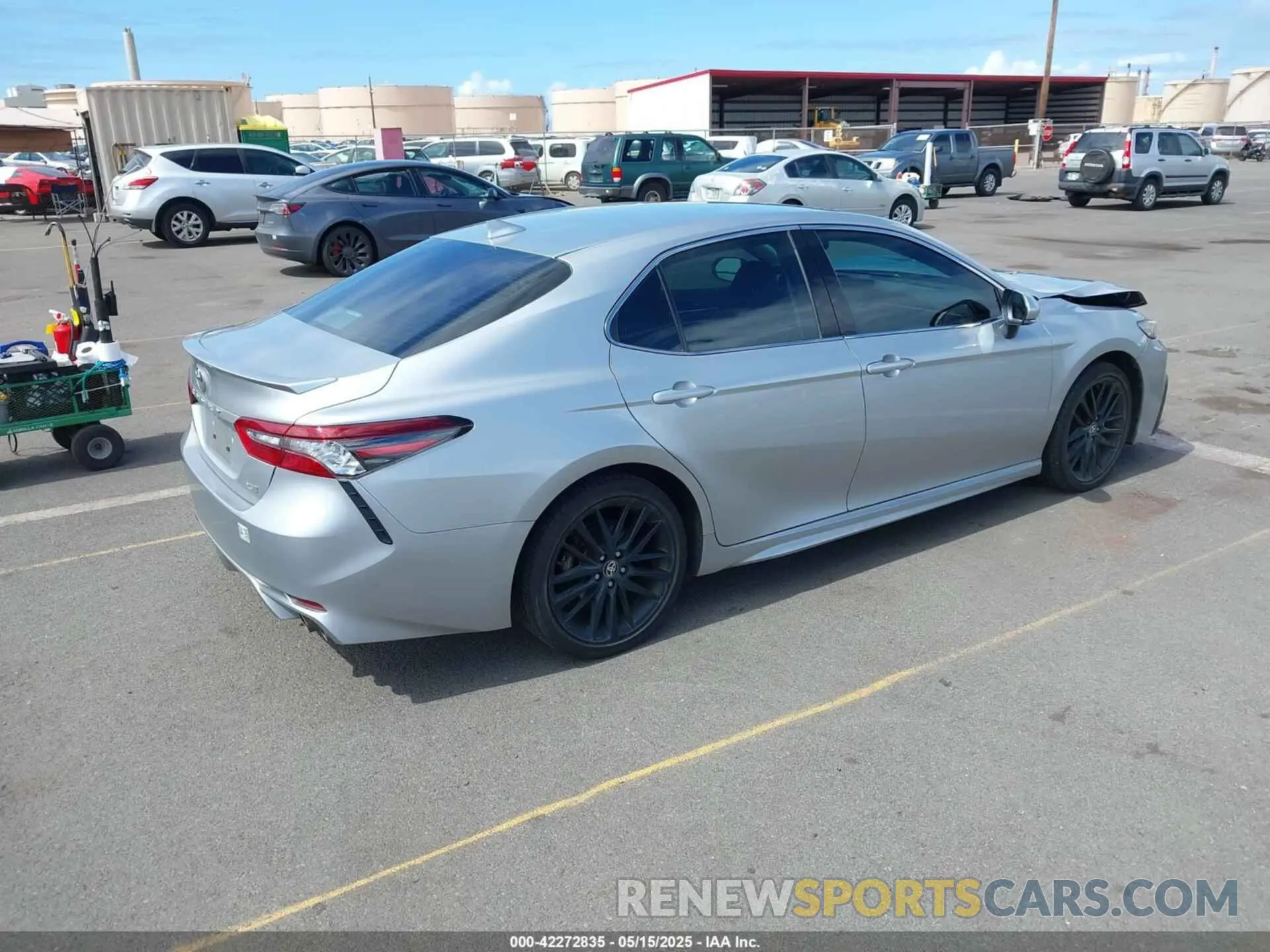4 fotografías del automóvil dañado 4T1K61AK1NU034649 TOYOTA CAMRY 2022