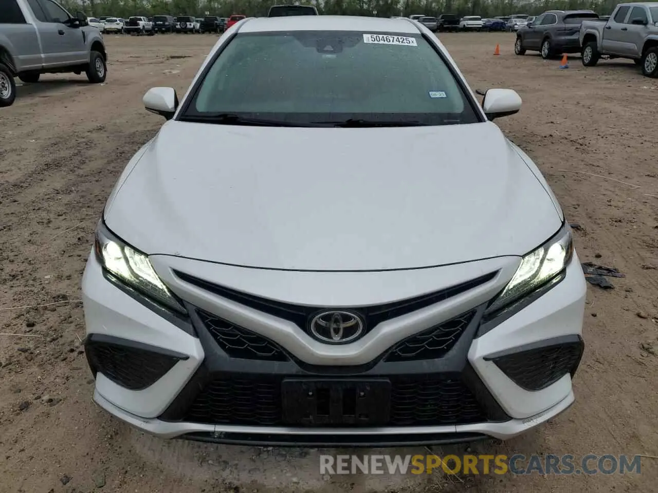 5 fotografías del automóvil dañado 4T1K61AK1NU617495 TOYOTA CAMRY 2022