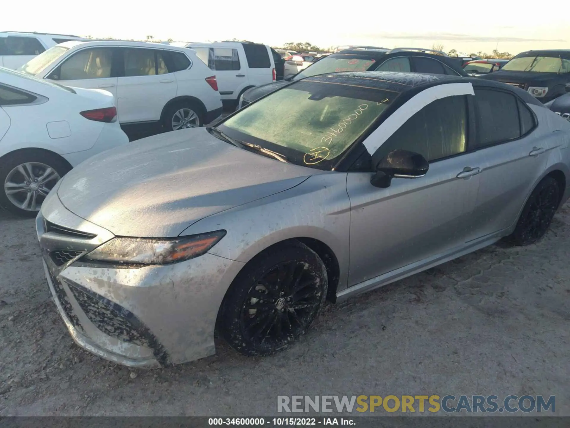 2 fotografías del automóvil dañado 4T1K61AK2NU001417 TOYOTA CAMRY 2022