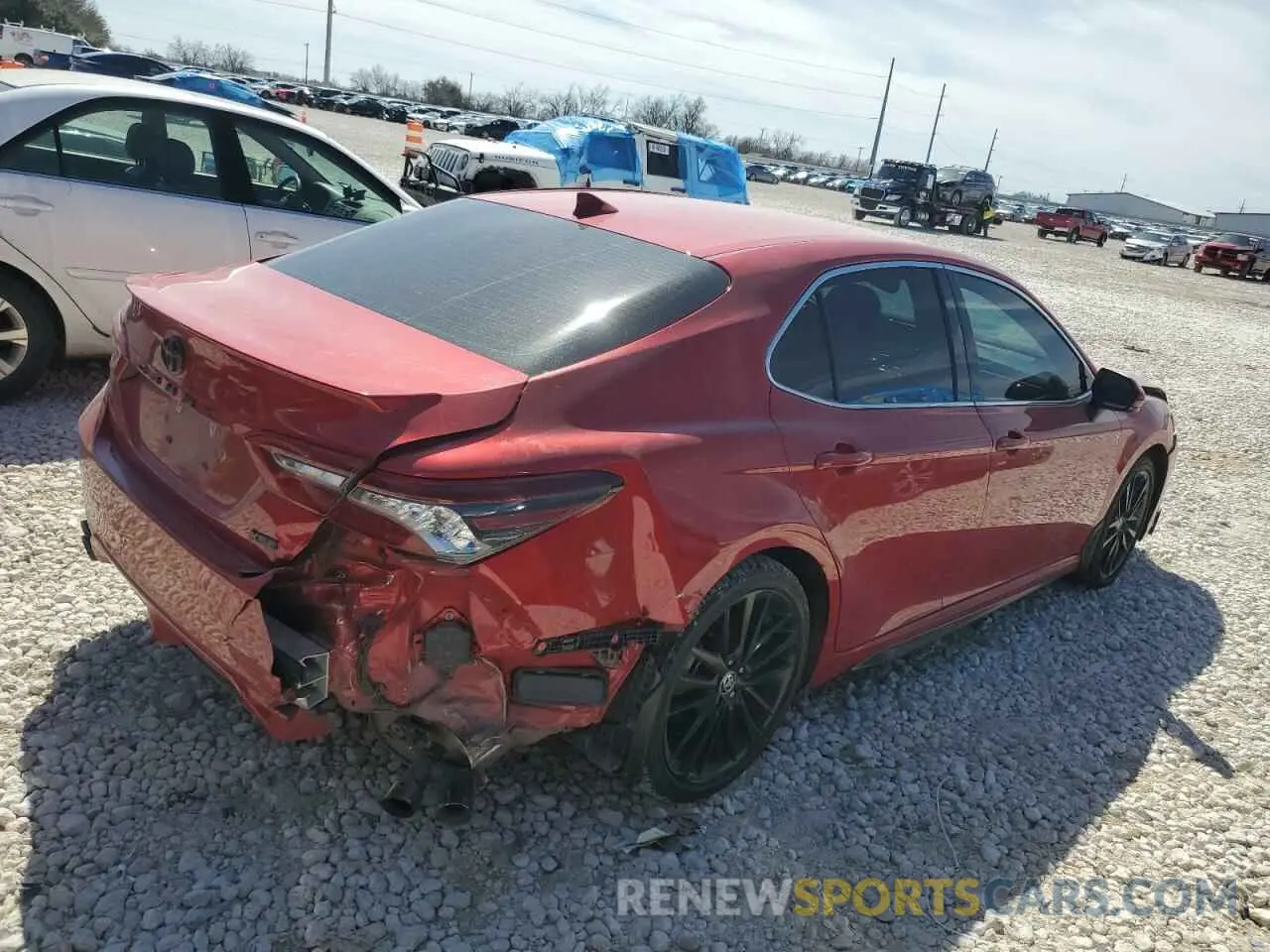 3 fotografías del automóvil dañado 4T1K61AK2NU004396 TOYOTA CAMRY 2022