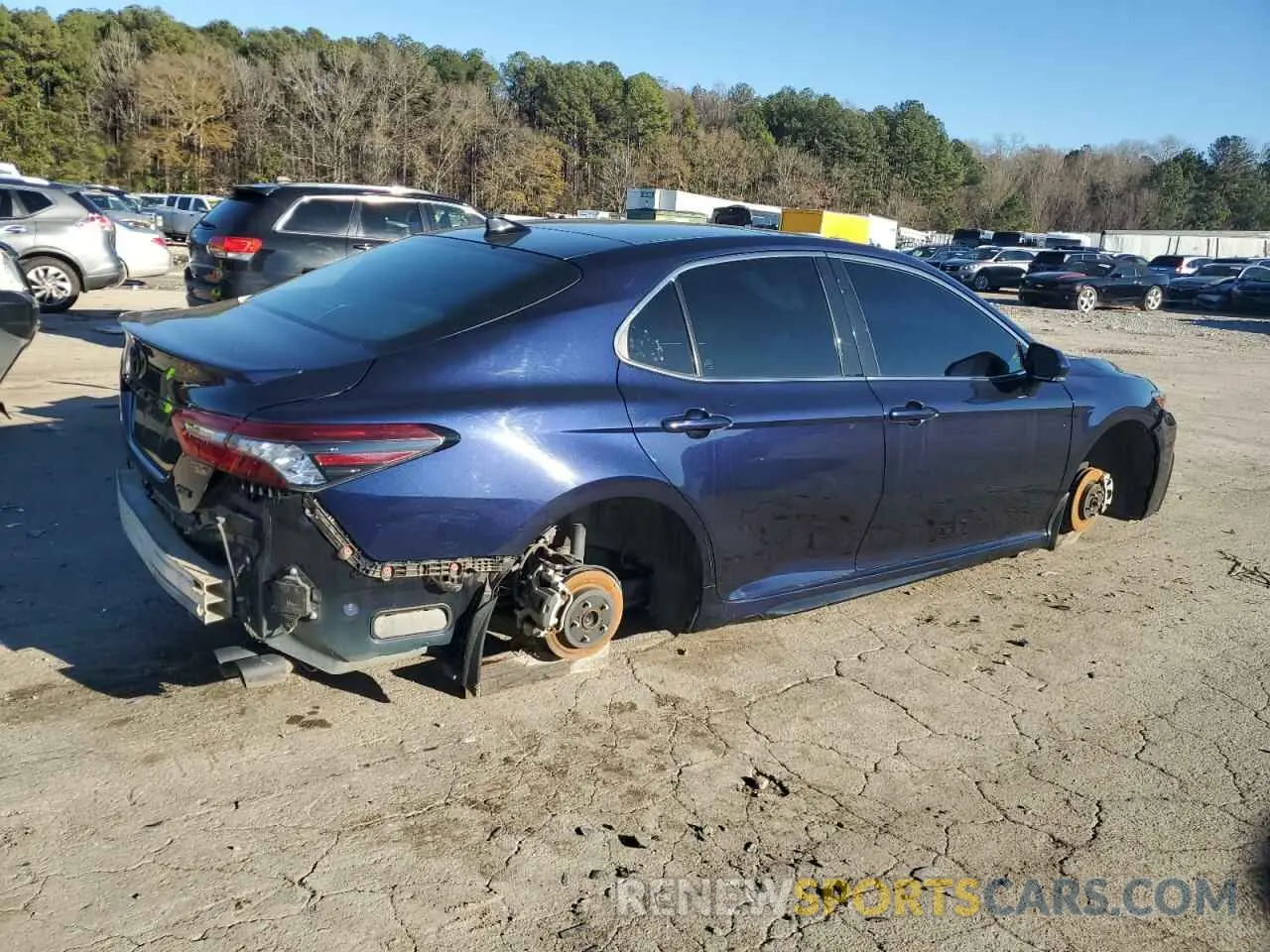 3 fotografías del automóvil dañado 4T1K61AK3NU017514 TOYOTA CAMRY 2022