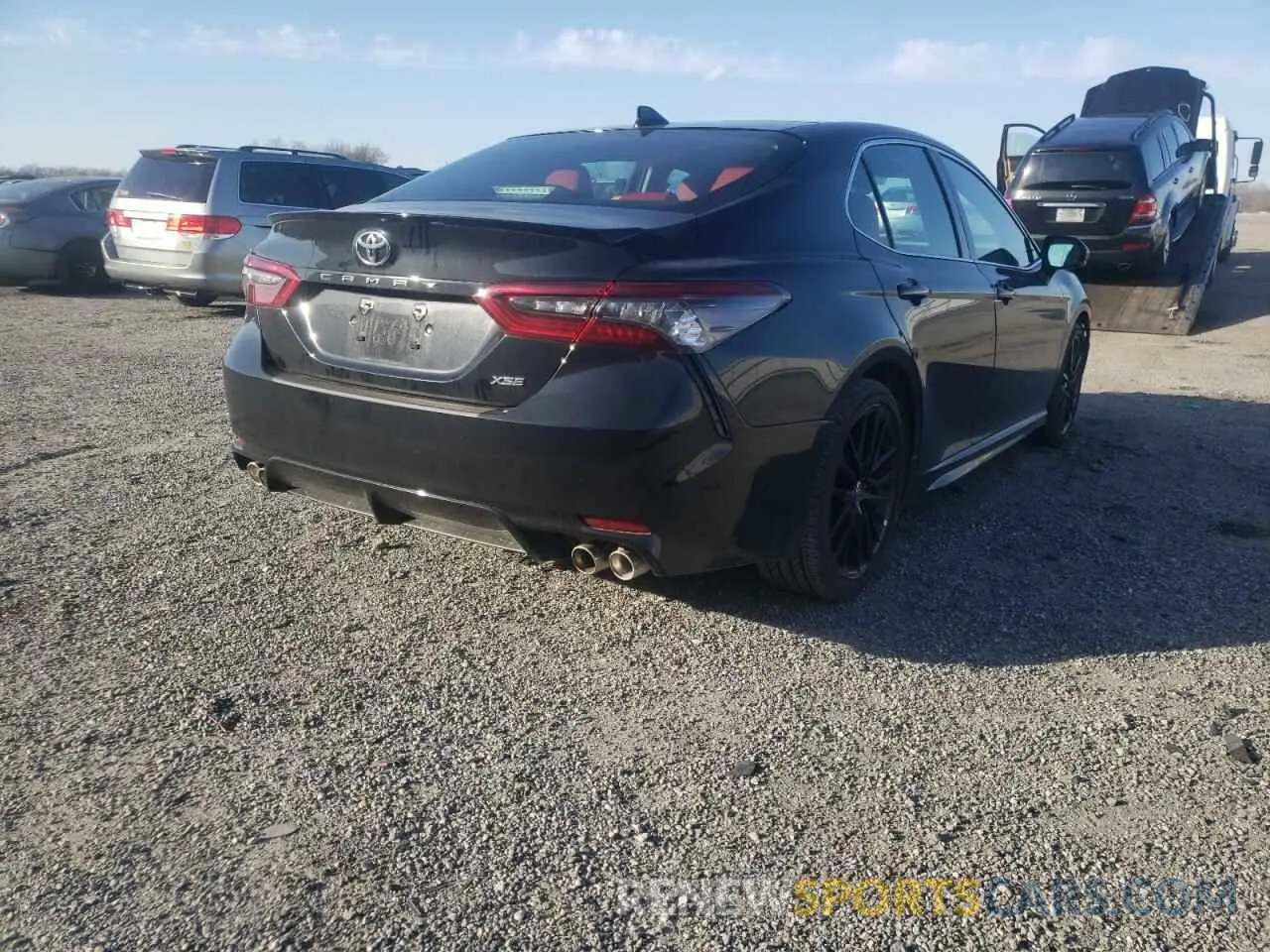 4 fotografías del automóvil dañado 4T1K61AK3NU018727 TOYOTA CAMRY 2022