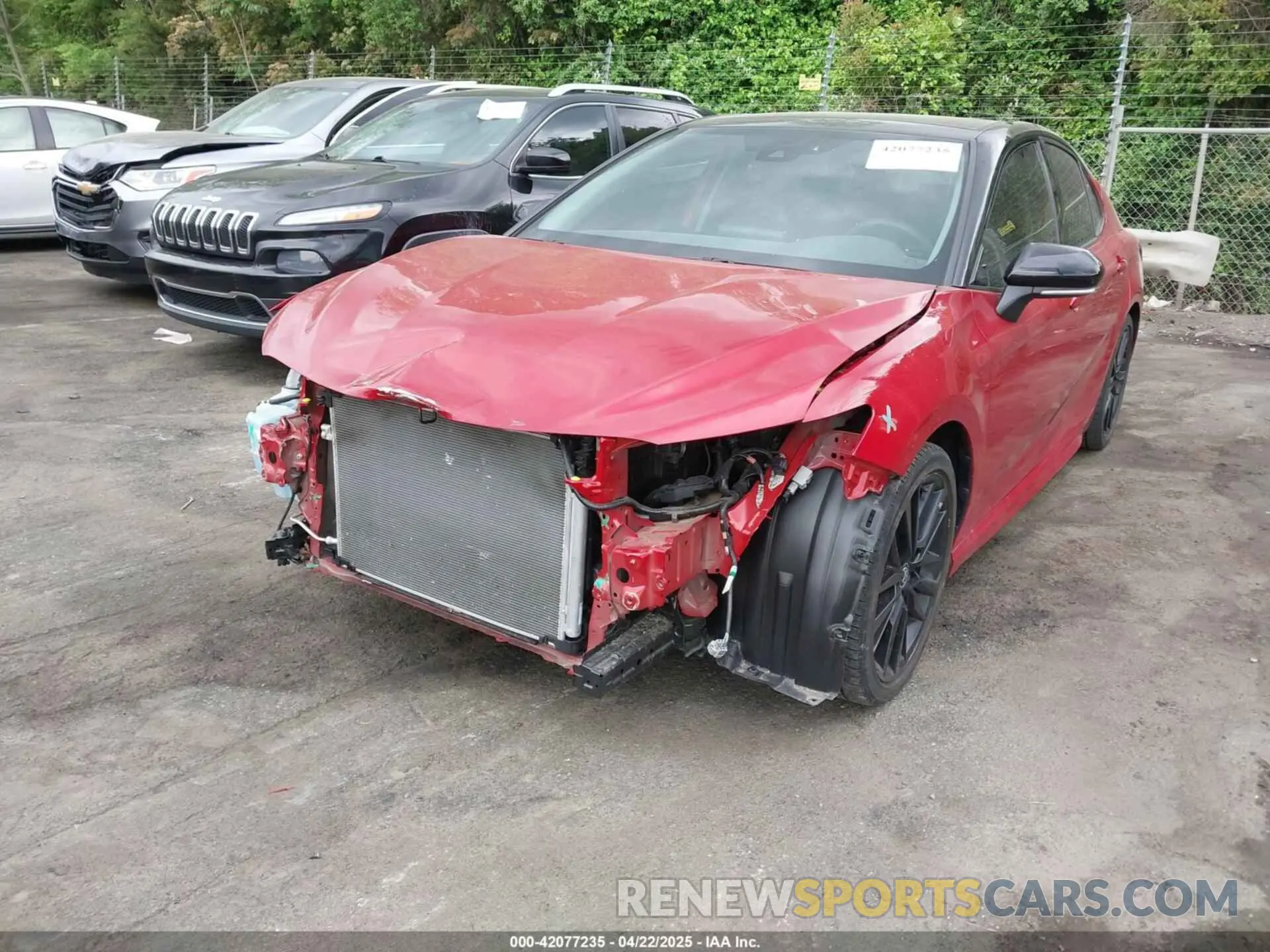 2 fotografías del automóvil dañado 4T1K61AK3NU020803 TOYOTA CAMRY 2022