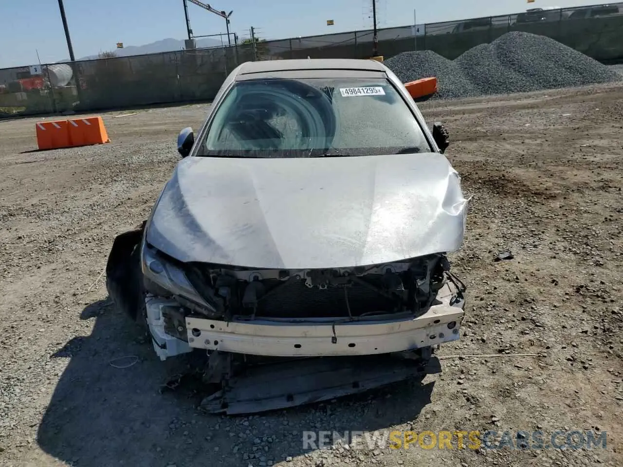 5 fotografías del automóvil dañado 4T1K61AK3NU025726 TOYOTA CAMRY 2022