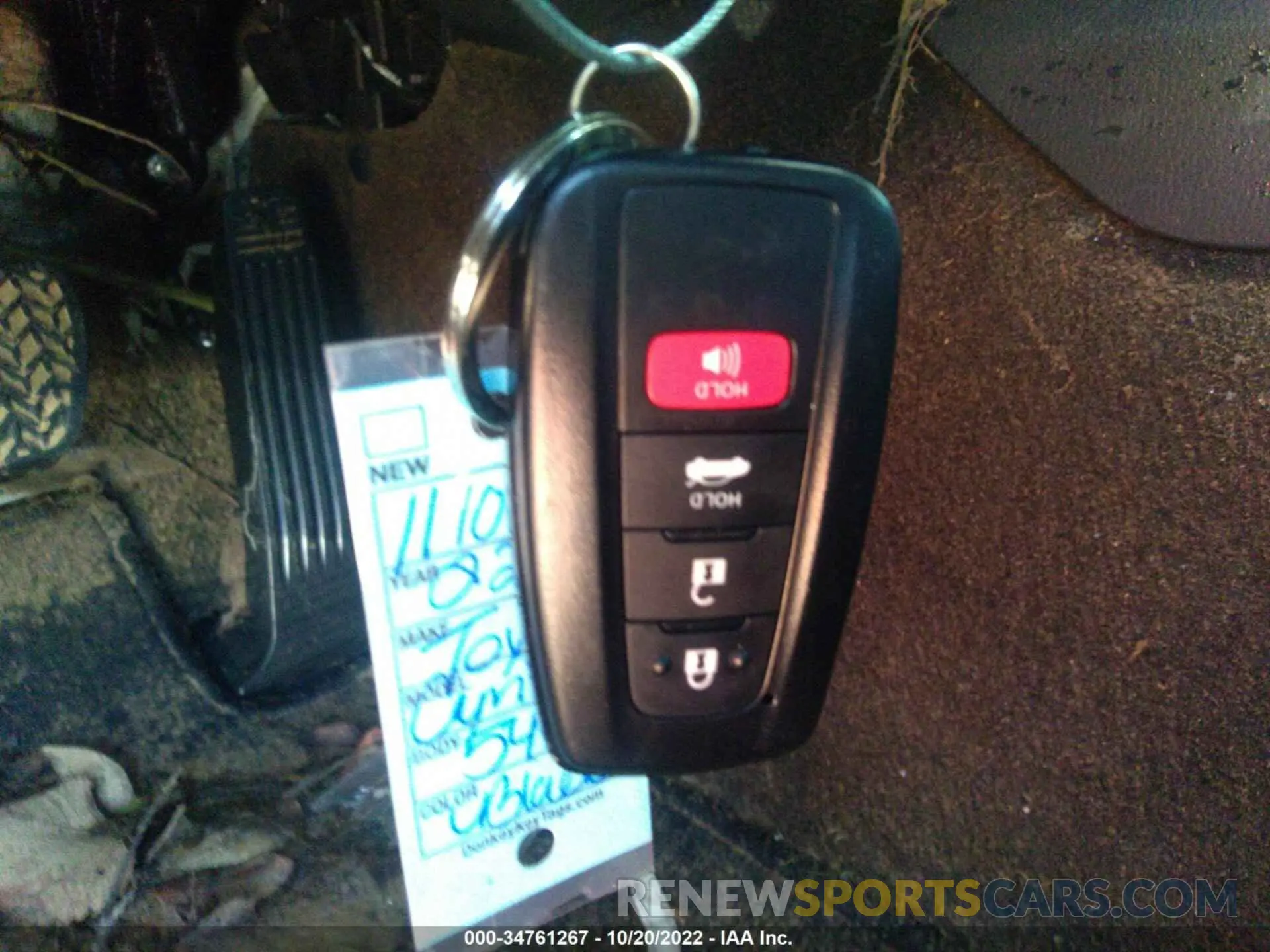 11 fotografías del automóvil dañado 4T1K61AK3NU075414 TOYOTA CAMRY 2022