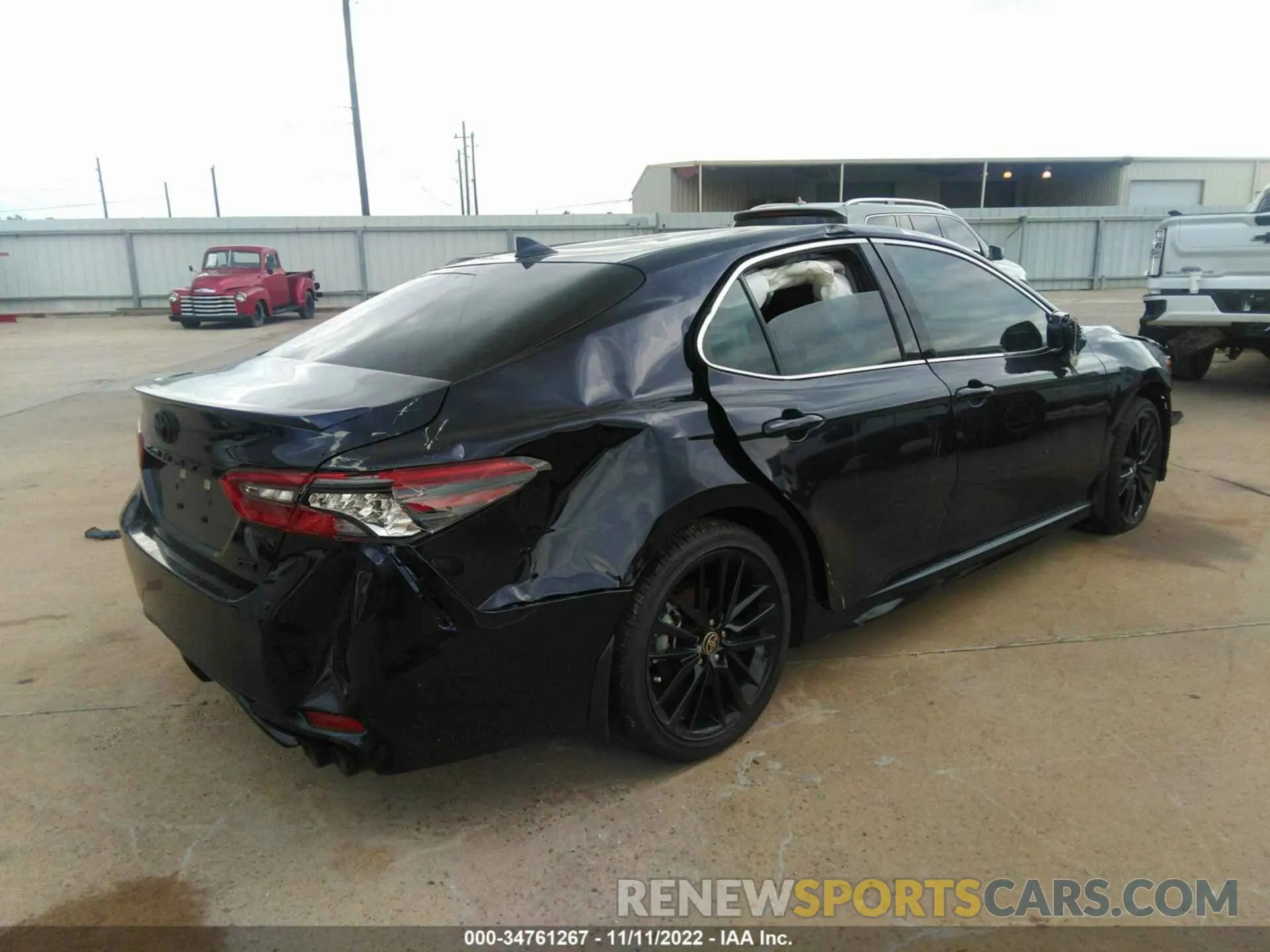 4 fotografías del automóvil dañado 4T1K61AK3NU075414 TOYOTA CAMRY 2022