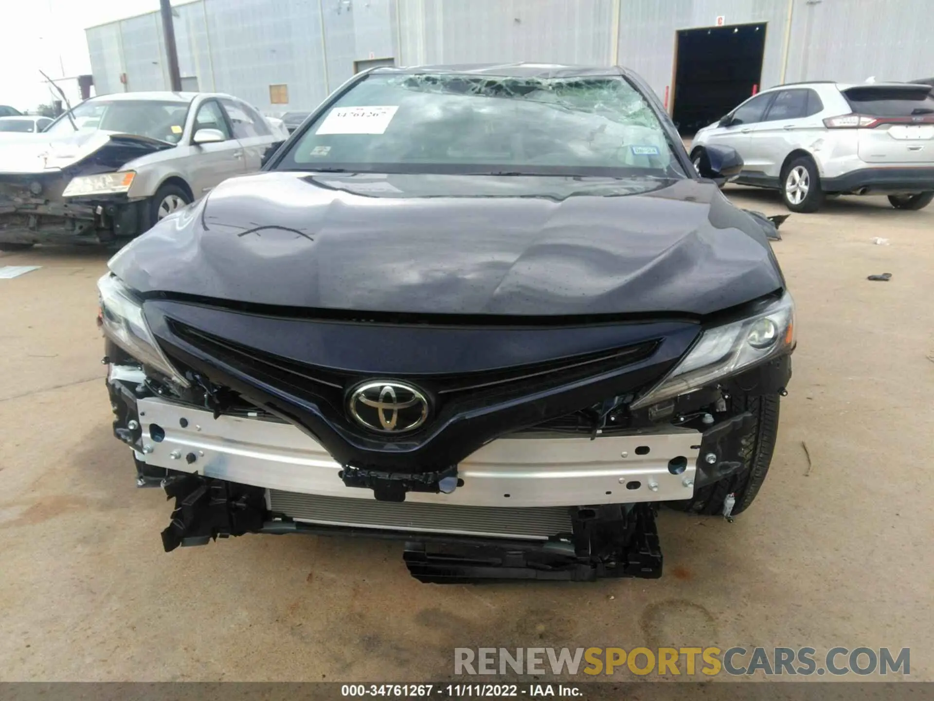 6 fotografías del automóvil dañado 4T1K61AK3NU075414 TOYOTA CAMRY 2022