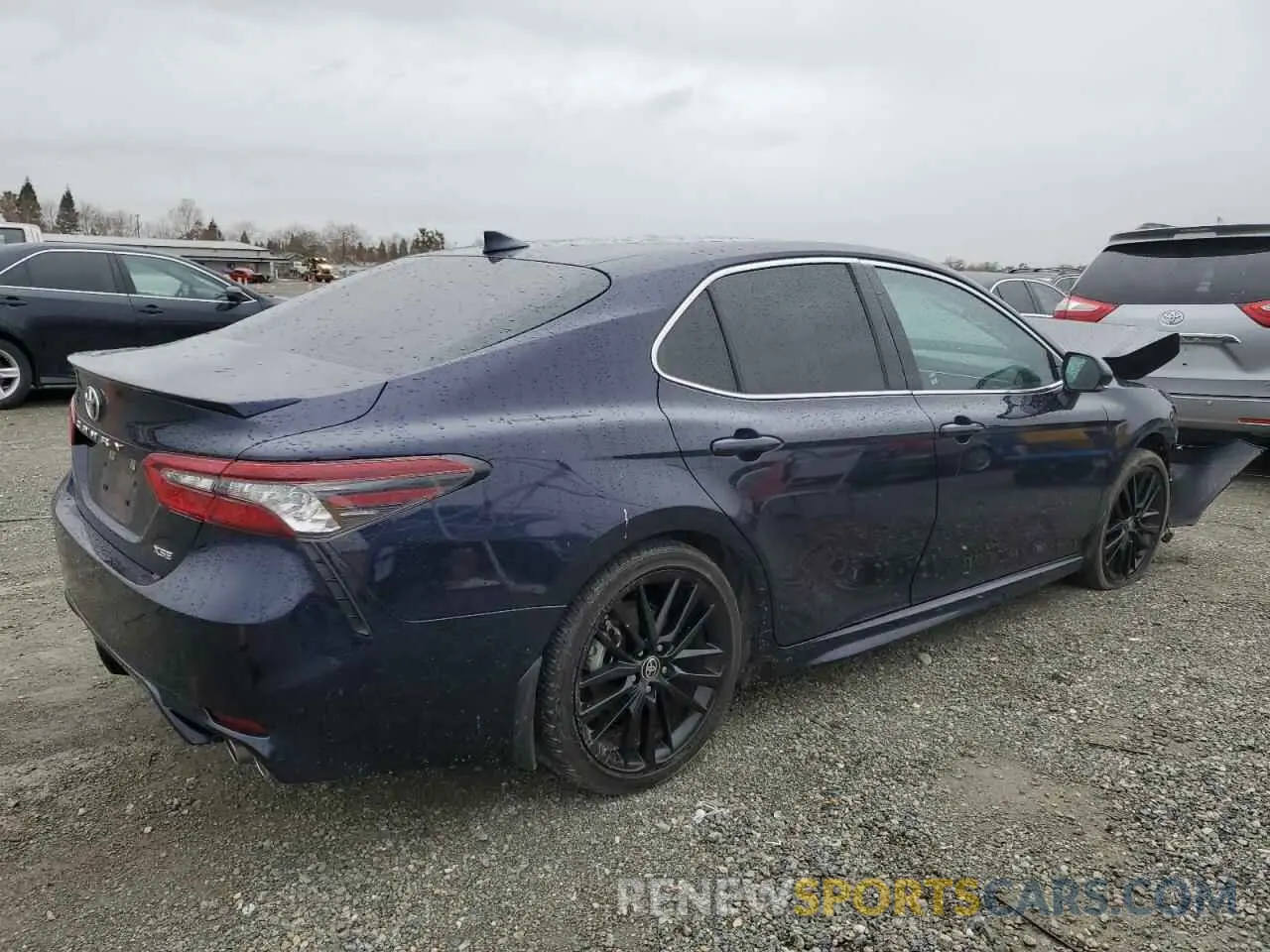 3 fotografías del automóvil dañado 4T1K61AK3NU701589 TOYOTA CAMRY 2022