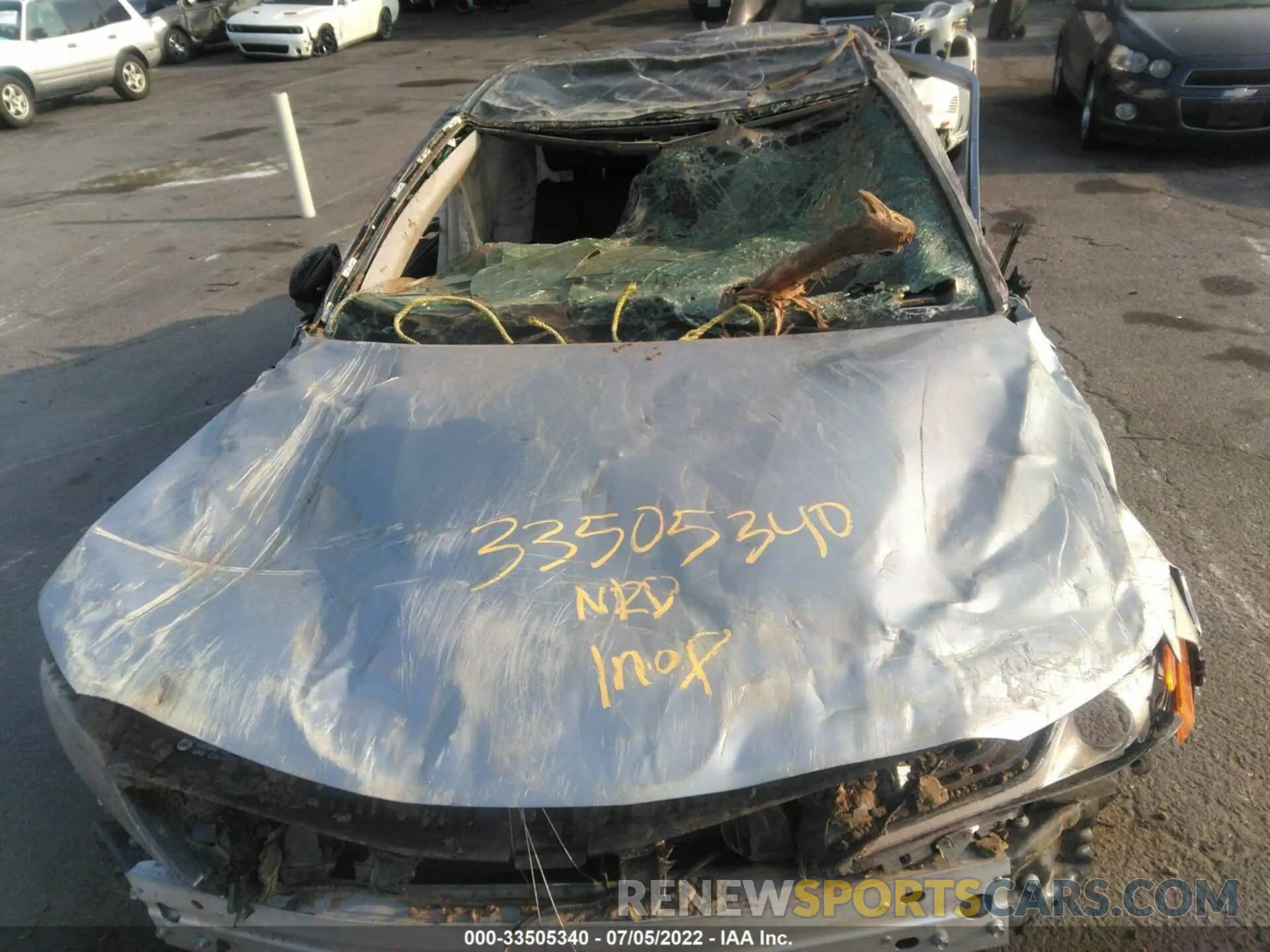 10 fotografías del automóvil dañado 4T1K61AK5NU016400 TOYOTA CAMRY 2022