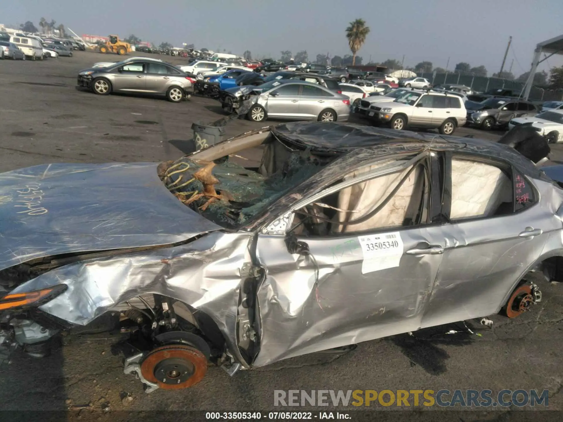 6 fotografías del automóvil dañado 4T1K61AK5NU016400 TOYOTA CAMRY 2022