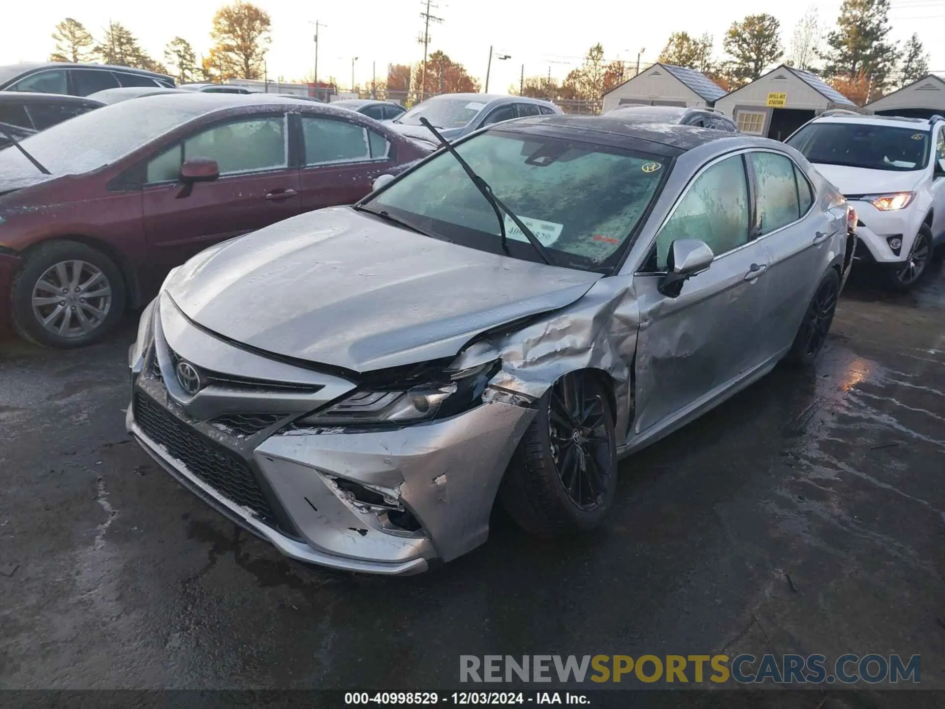 2 fotografías del automóvil dañado 4T1K61AK6NU004773 TOYOTA CAMRY 2022