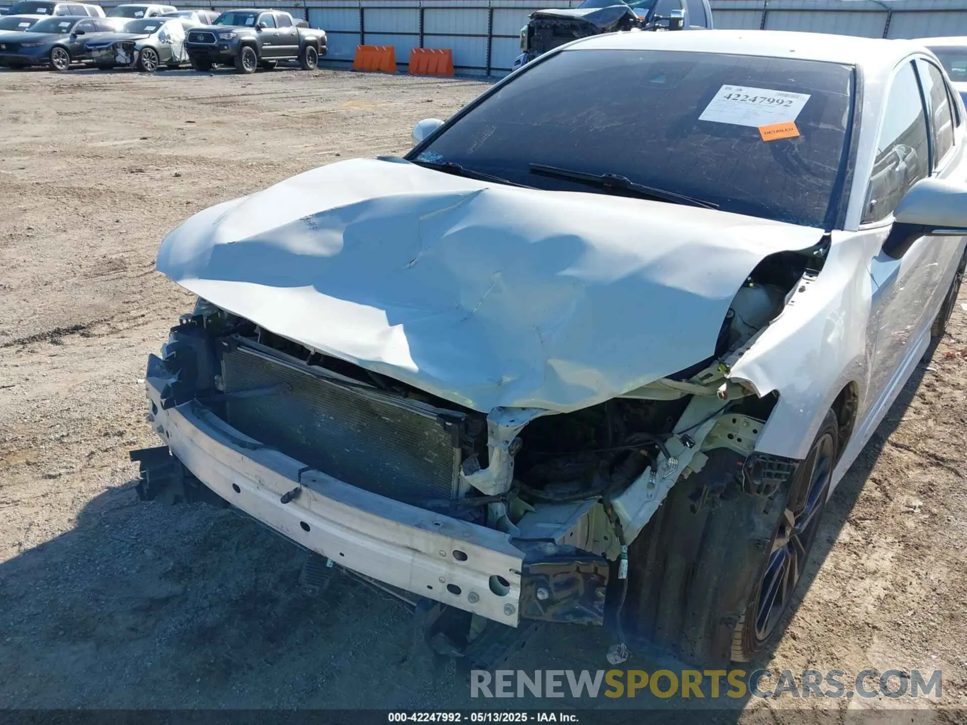 6 fotografías del automóvil dañado 4T1K61AK7NU005351 TOYOTA CAMRY 2022