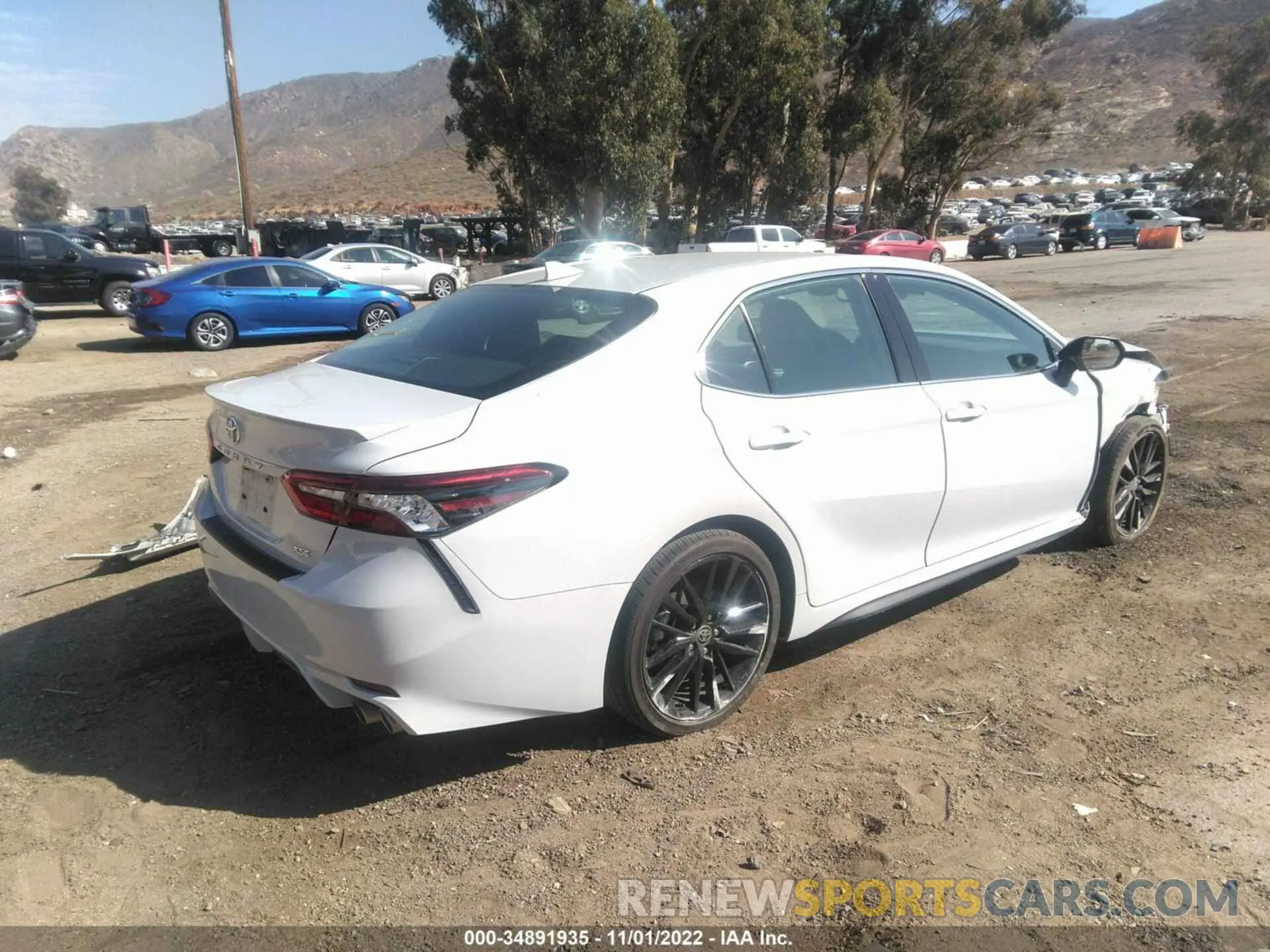 4 fotografías del automóvil dañado 4T1K61AK7NU008802 TOYOTA CAMRY 2022