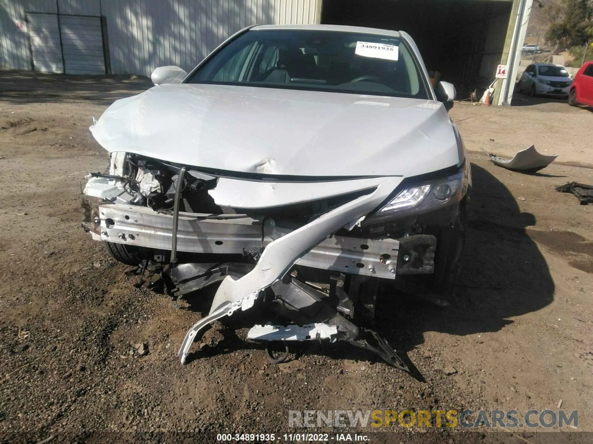 6 fotografías del automóvil dañado 4T1K61AK7NU008802 TOYOTA CAMRY 2022
