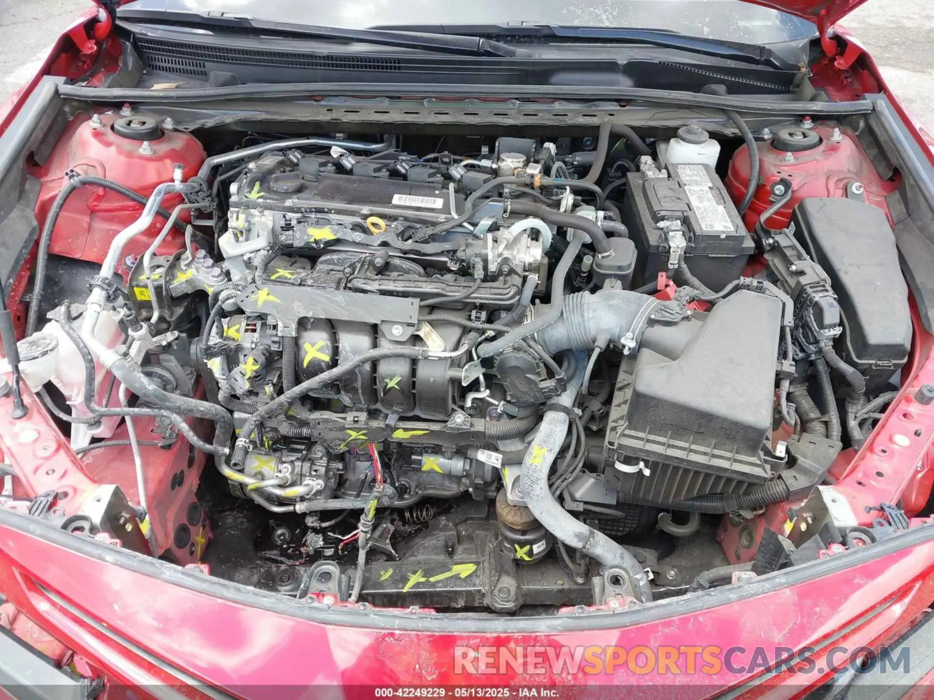 10 fotografías del automóvil dañado 4T1K61AK7NU035255 TOYOTA CAMRY 2022