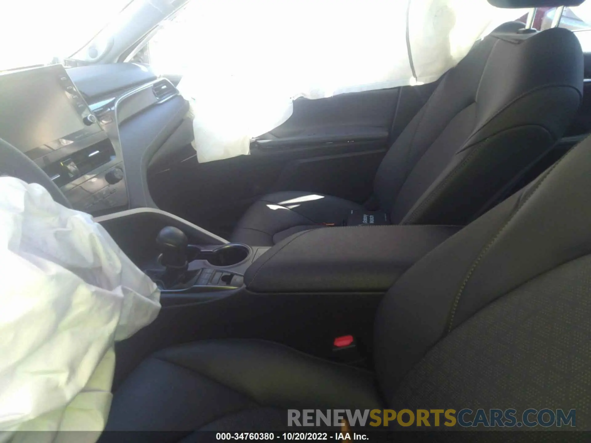 5 fotografías del automóvil dañado 4T1K61AK8NU006279 TOYOTA CAMRY 2022