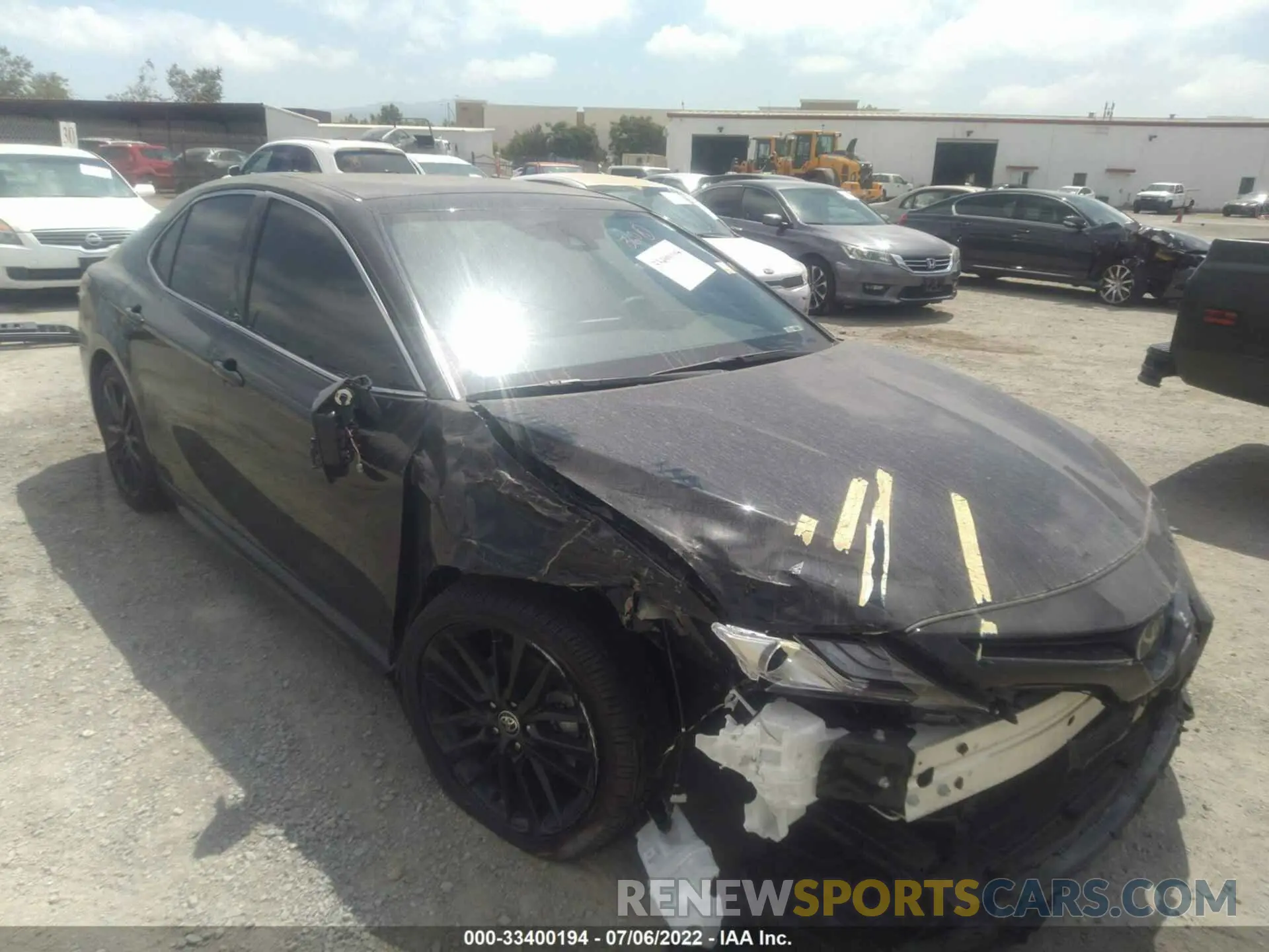6 fotografías del automóvil dañado 4T1K61AK8NU014396 TOYOTA CAMRY 2022