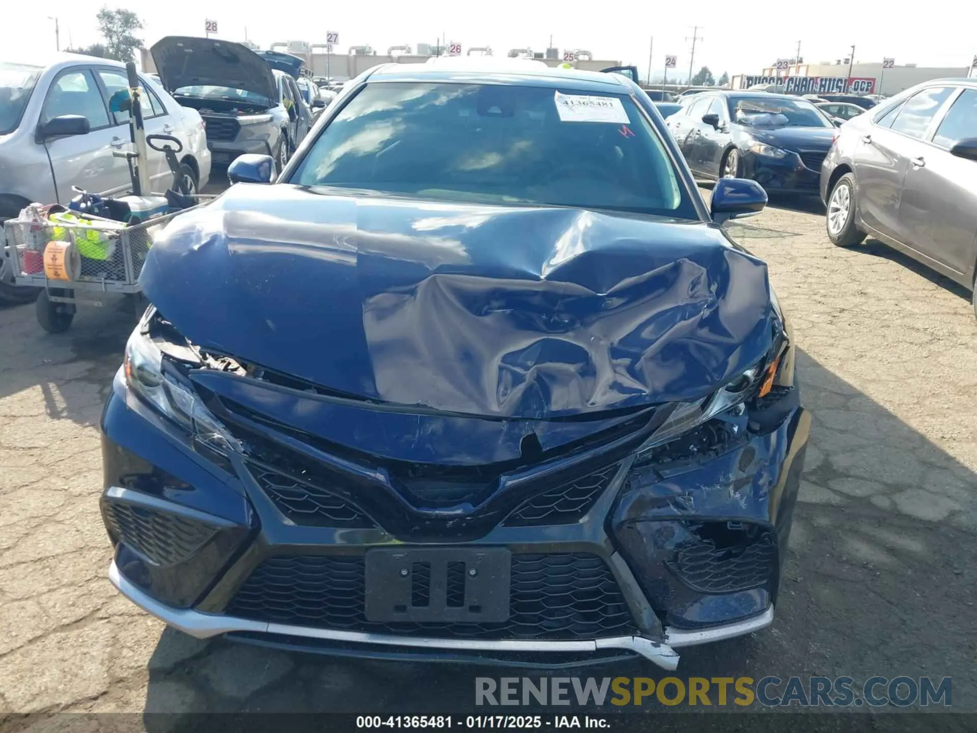 12 fotografías del automóvil dañado 4T1K61AK9NU008476 TOYOTA CAMRY 2022