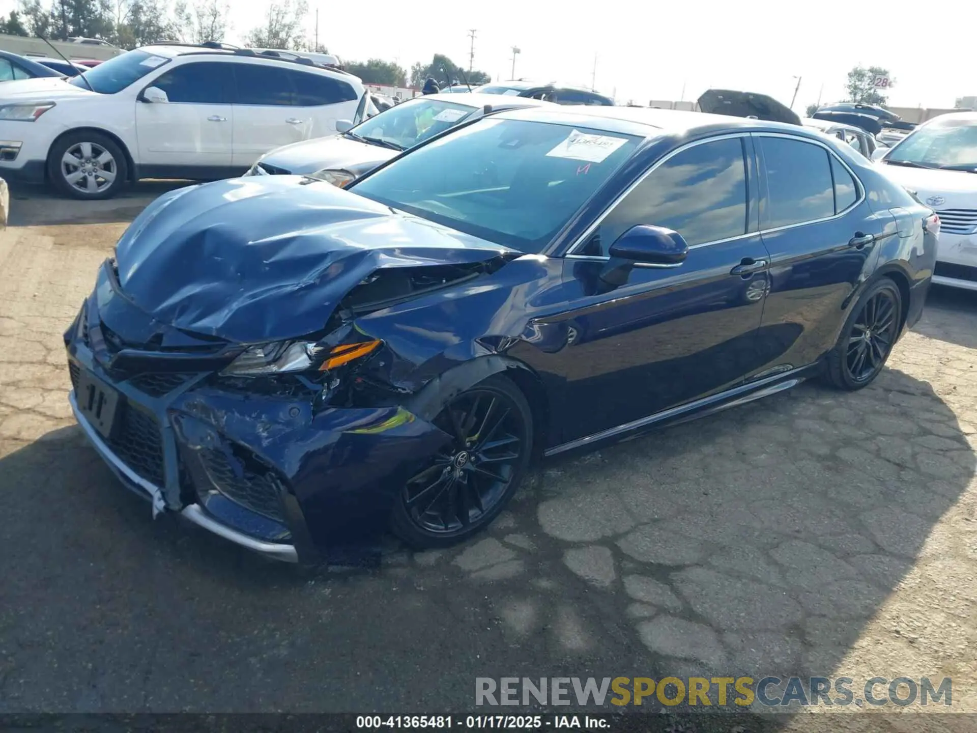 2 fotografías del automóvil dañado 4T1K61AK9NU008476 TOYOTA CAMRY 2022