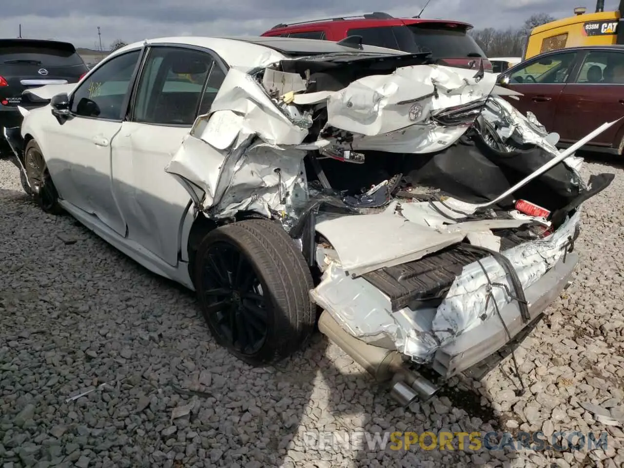 3 fotografías del automóvil dañado 4T1K61AKXNU024721 TOYOTA CAMRY 2022