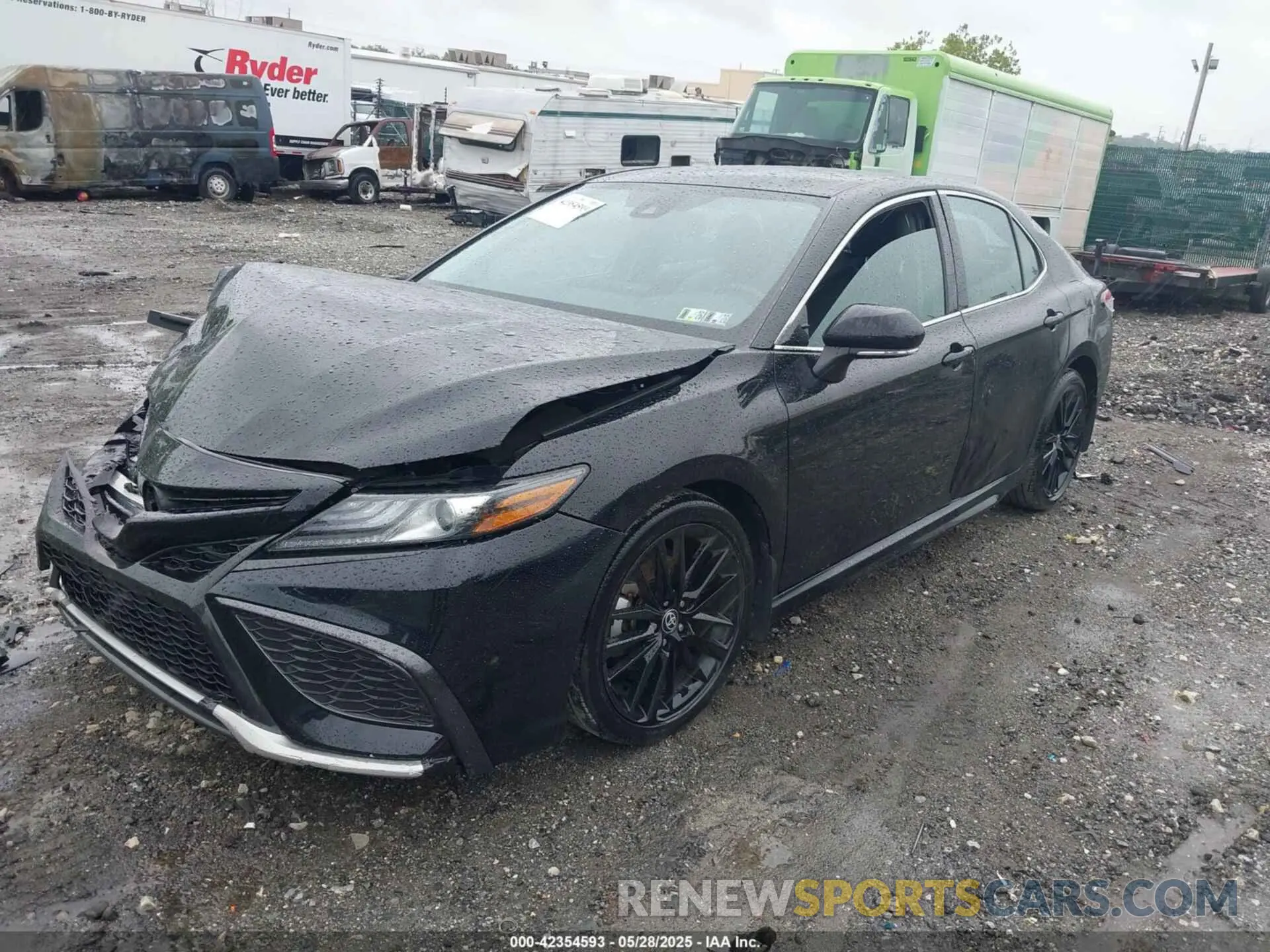 2 fotografías del automóvil dañado 4T1K61AKXNU035489 TOYOTA CAMRY 2022
