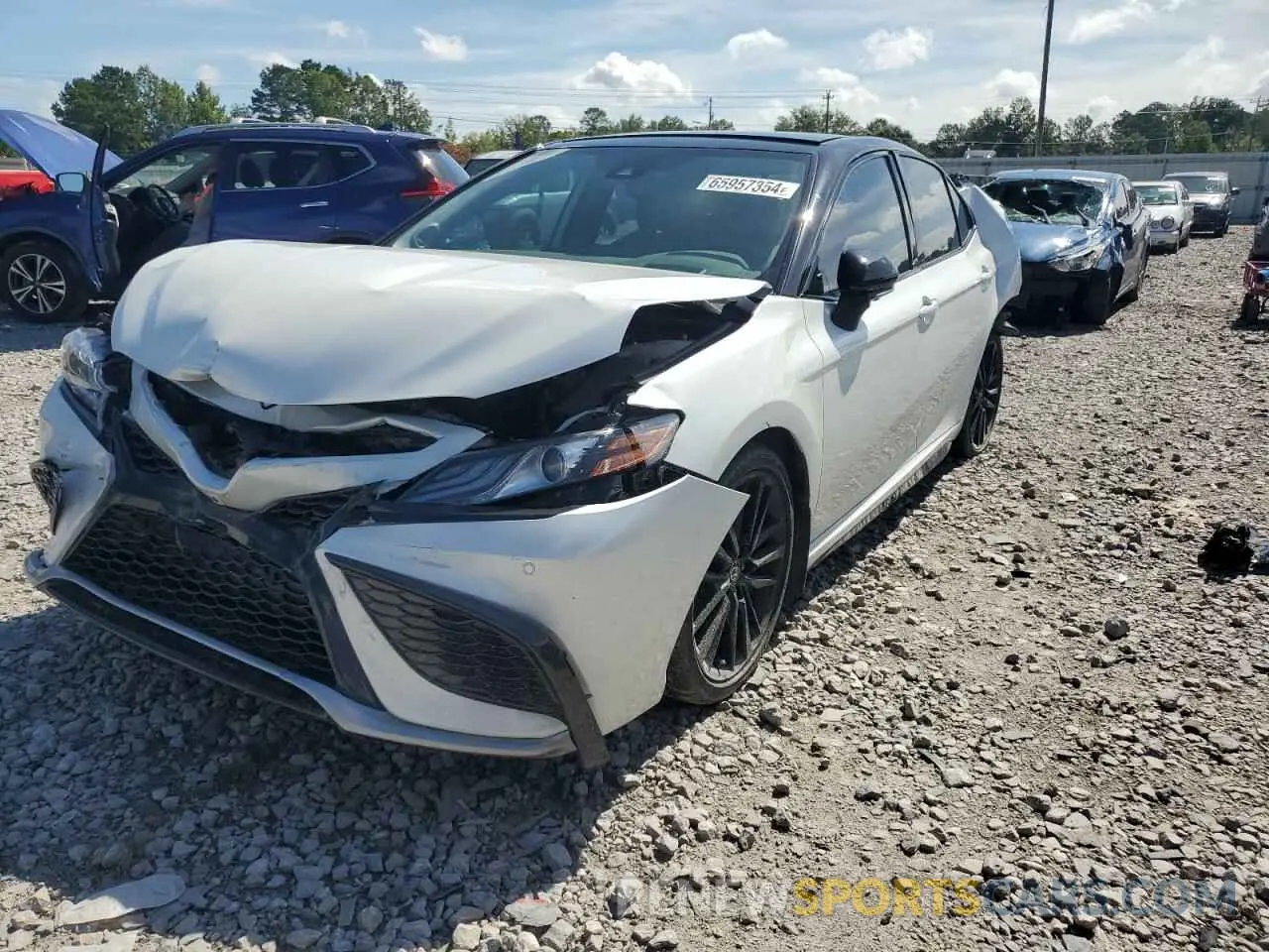 1 fotografías del automóvil dañado 4T1KZ1AK0NU063258 TOYOTA CAMRY 2022
