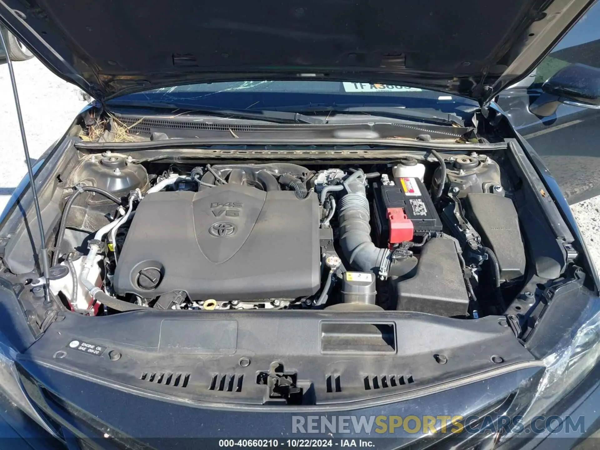 10 fotografías del automóvil dañado 4T1KZ1AK2NU065402 TOYOTA CAMRY 2022