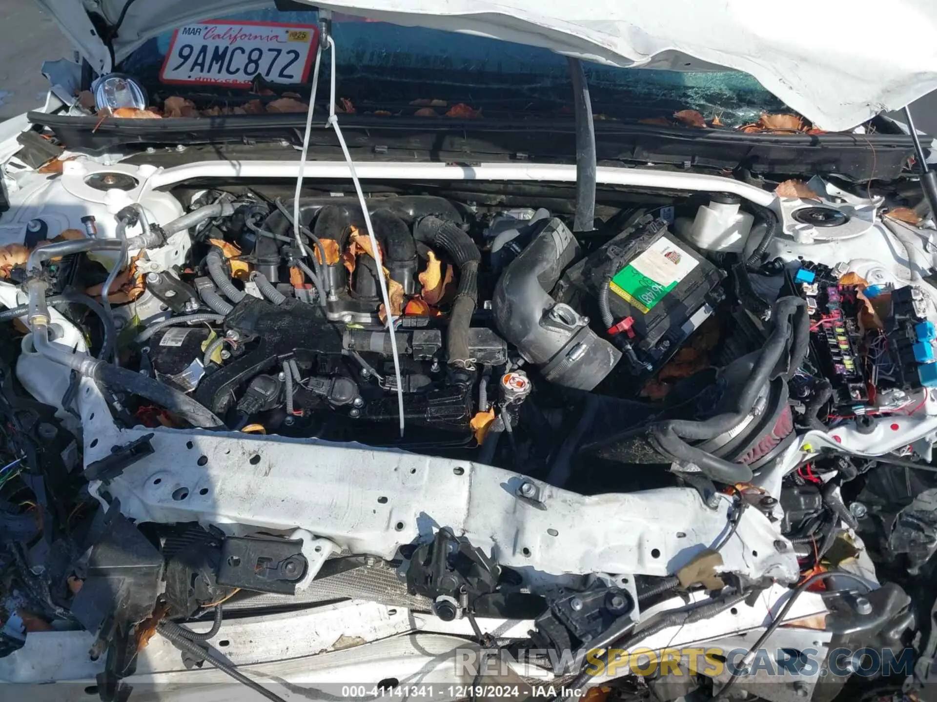 10 fotografías del automóvil dañado 4T1KZ1AK3NU065294 TOYOTA CAMRY 2022