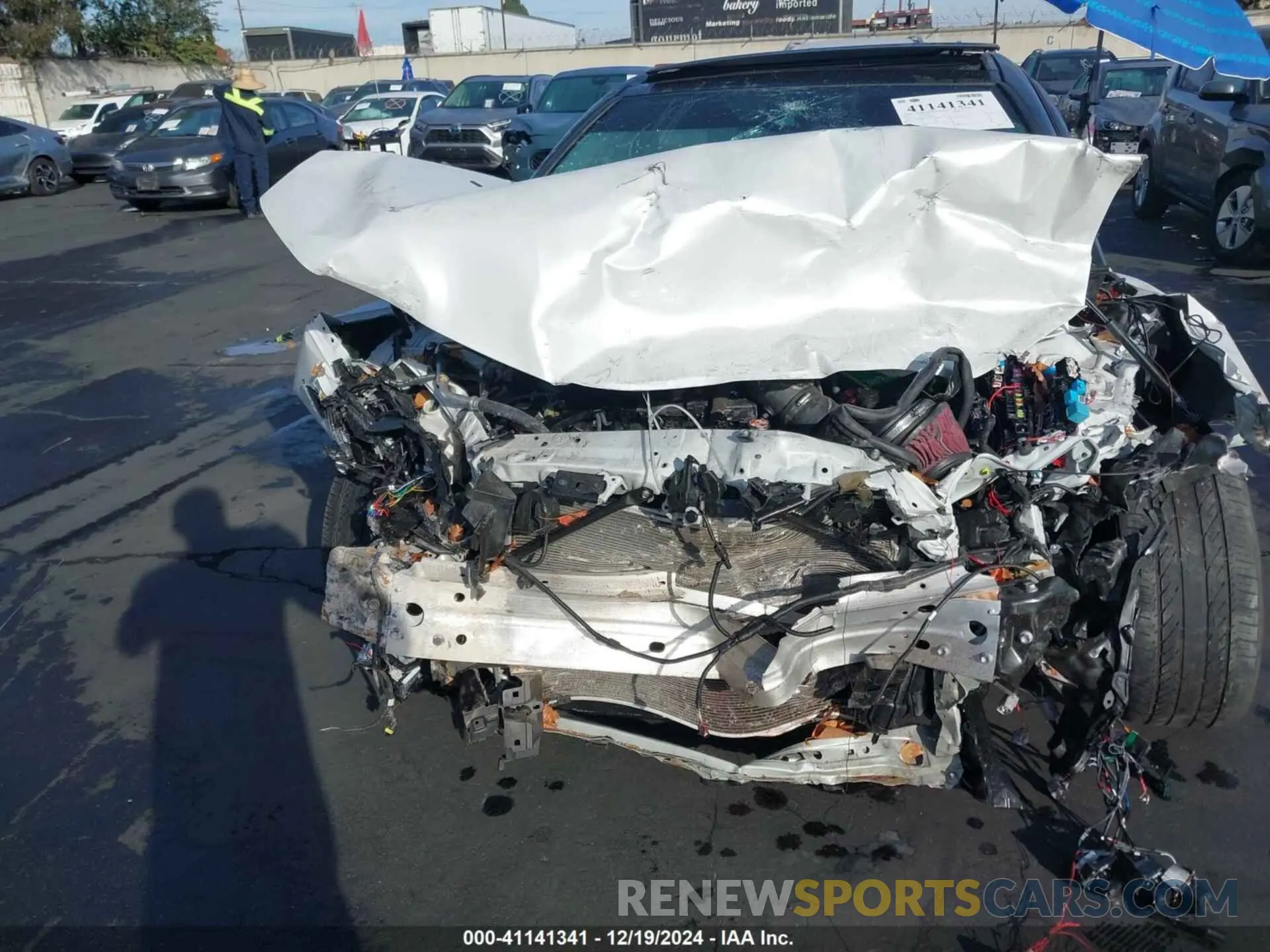 12 fotografías del automóvil dañado 4T1KZ1AK3NU065294 TOYOTA CAMRY 2022