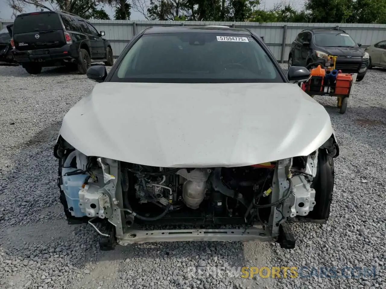 5 fotografías del automóvil dañado 4T1KZ1AK4NU064591 TOYOTA CAMRY 2022