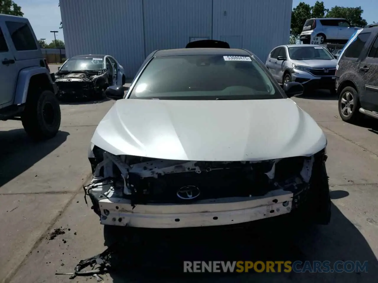 5 fotografías del automóvil dañado 4T1KZ1AK5NU060498 TOYOTA CAMRY 2022