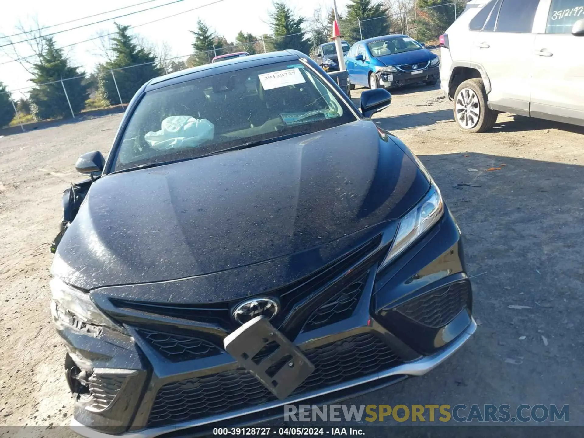 12 fotografías del automóvil dañado 4T1KZ1AK7NU063984 TOYOTA CAMRY 2022