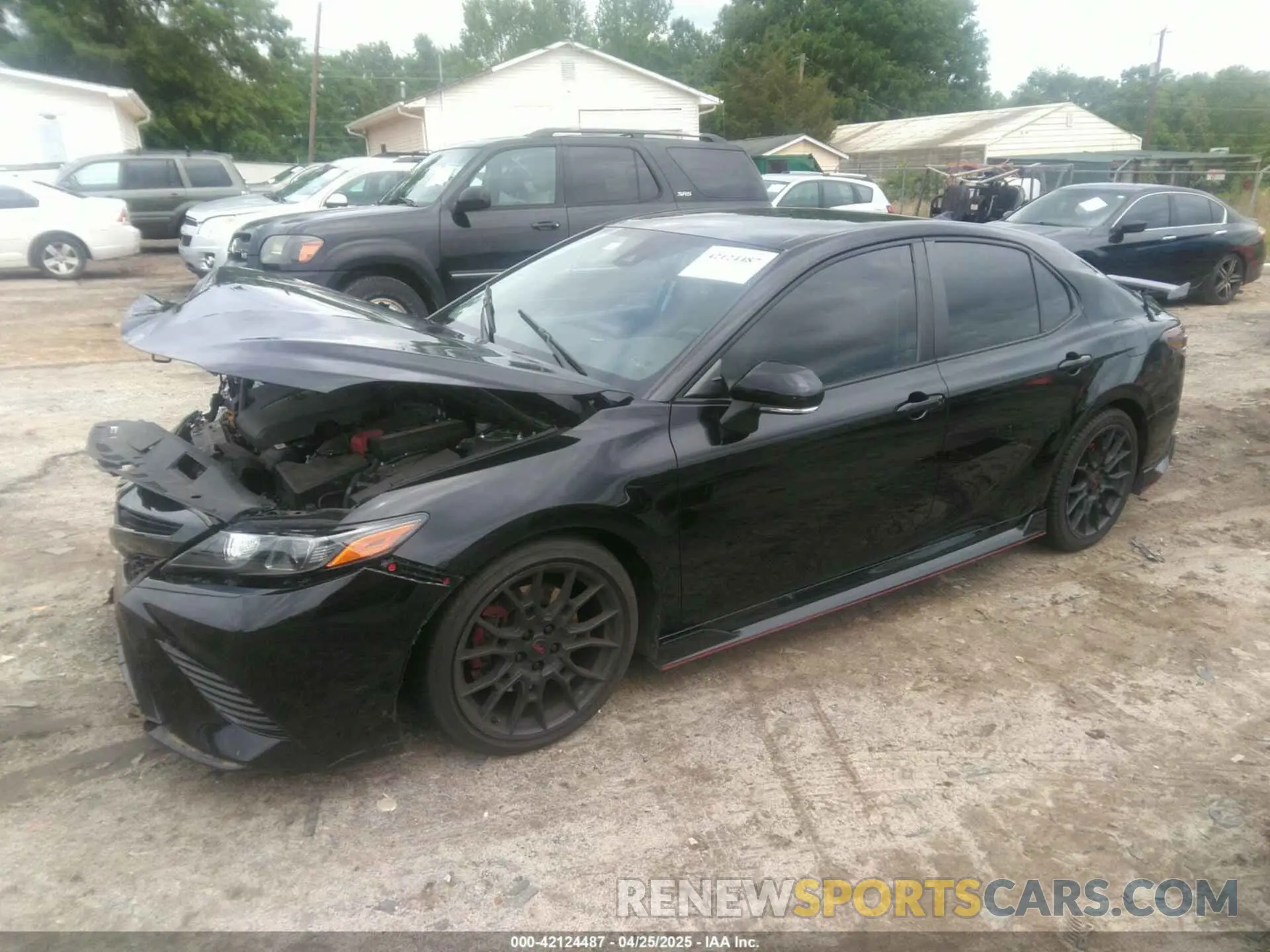 2 fotografías del automóvil dañado 4T1KZ1AK8NU069518 TOYOTA CAMRY 2022