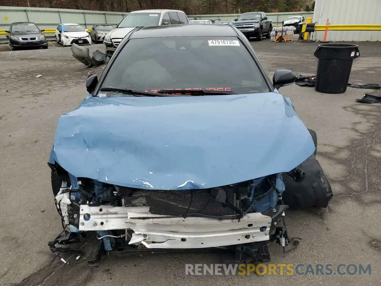 5 fotografías del automóvil dañado 4T1KZ1AK9NU068037 TOYOTA CAMRY 2022