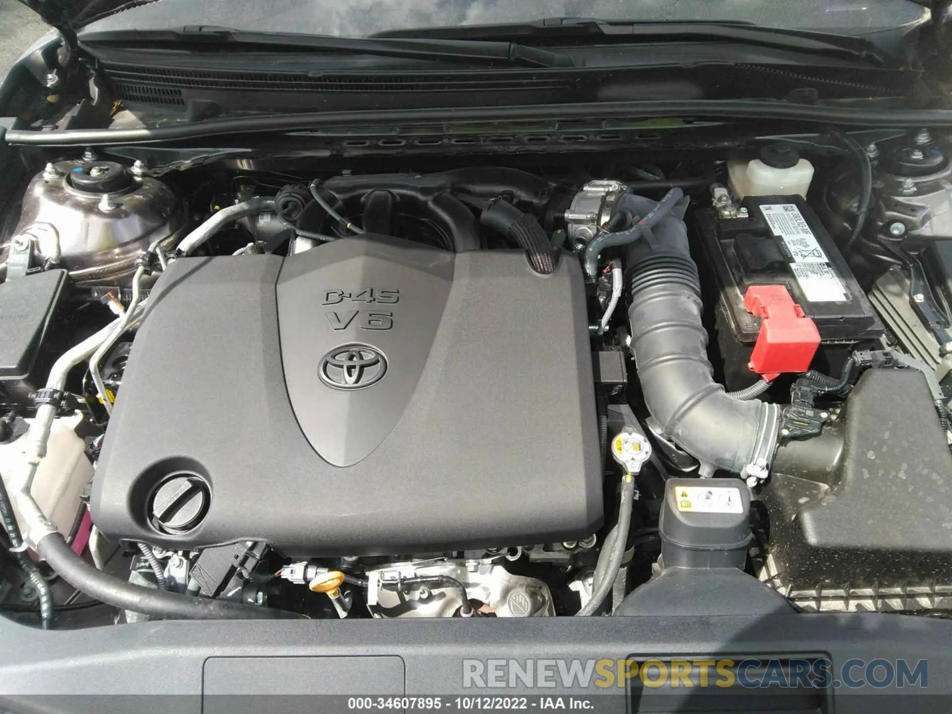 10 fotografías del automóvil dañado 4T1KZ1AK9NU068393 TOYOTA CAMRY 2022
