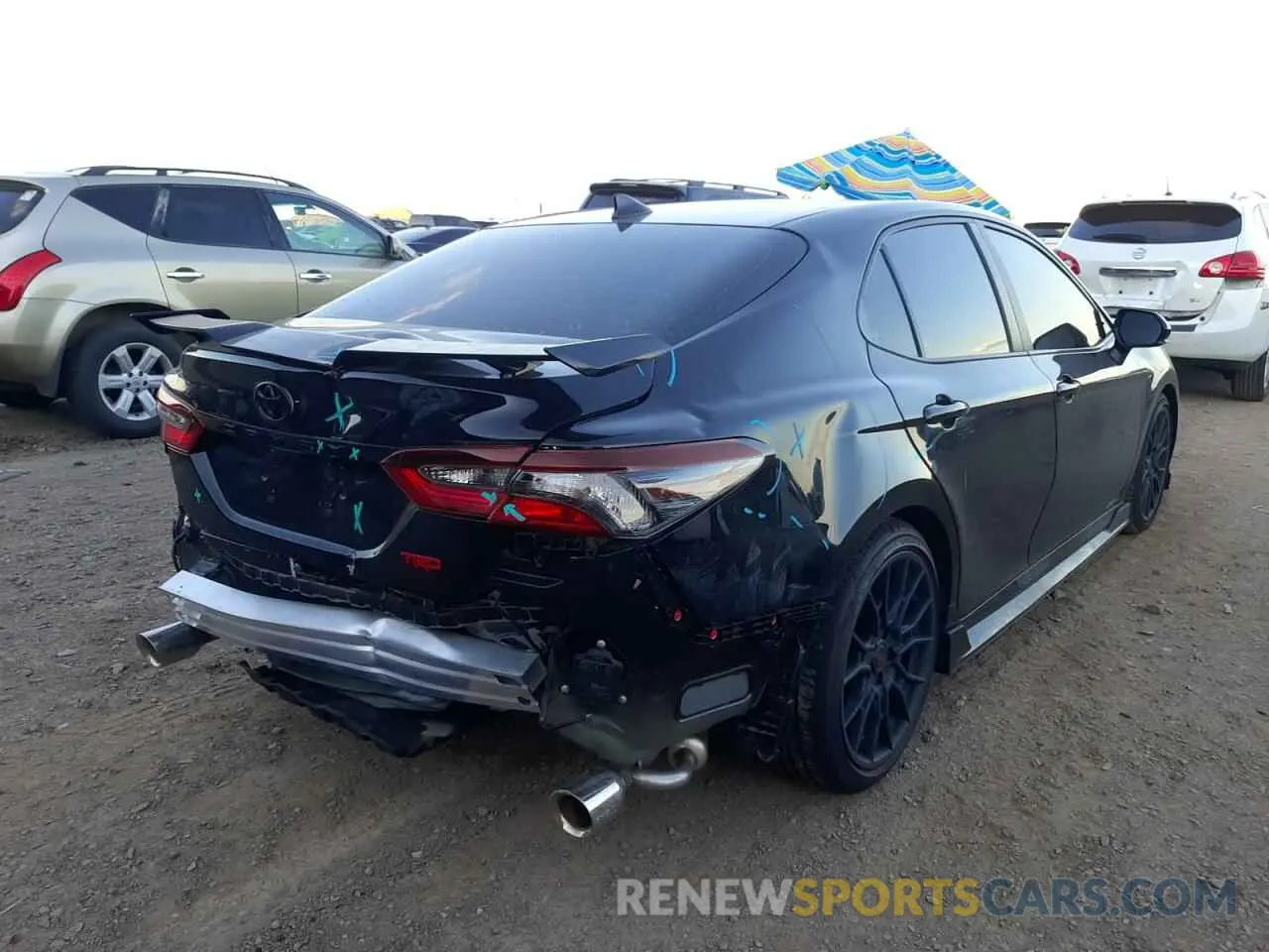 4 fotografías del automóvil dañado 4T1KZ1AK9NU070791 TOYOTA CAMRY 2022