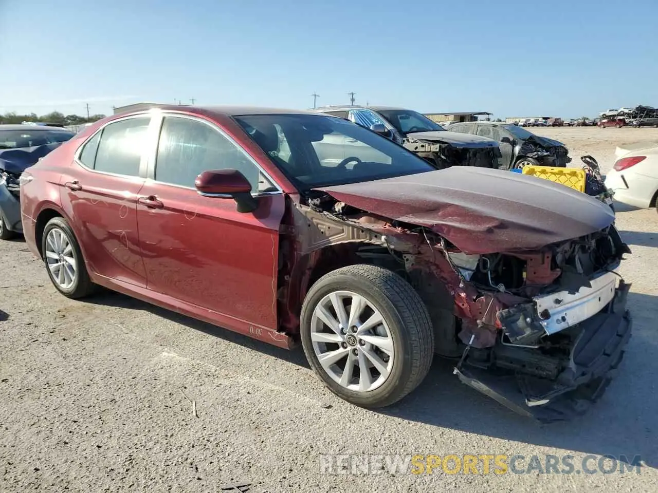 4 fotografías del automóvil dañado 4T1R11AK0NU630946 TOYOTA CAMRY 2022