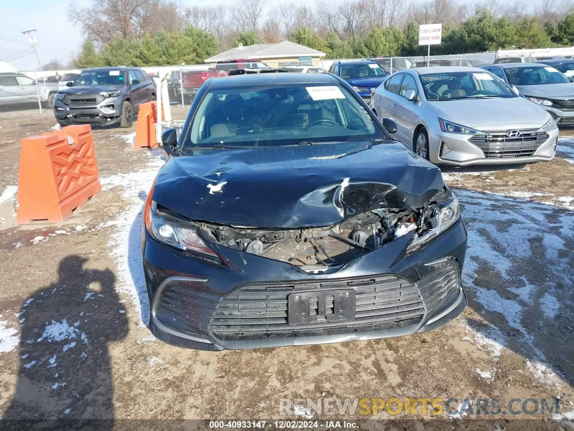 12 fotografías del automóvil dañado 4T1R11AK2NU634061 TOYOTA CAMRY 2022