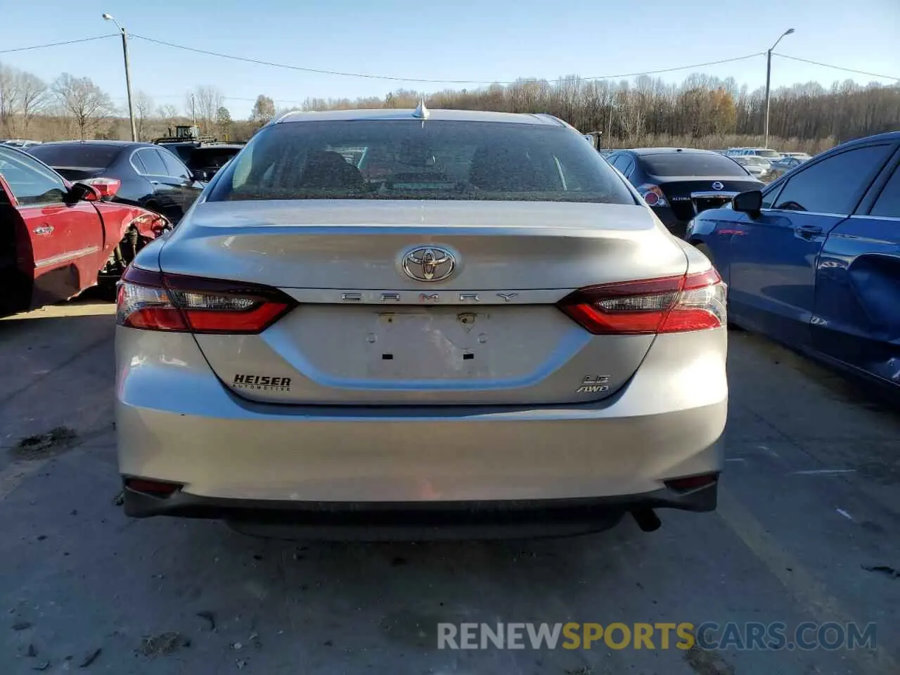 6 fotografías del automóvil dañado 4T1R11BK4NU047794 TOYOTA CAMRY 2022