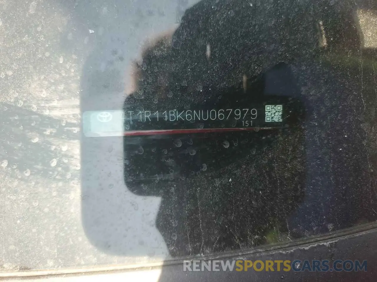 13 fotografías del automóvil dañado 4T1R11BK6NU067979 TOYOTA CAMRY 2022