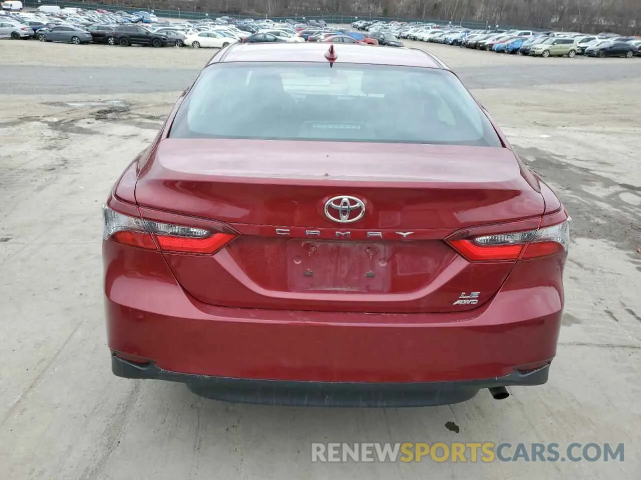 6 fotografías del automóvil dañado 4T1R11BK9NU072464 TOYOTA CAMRY 2022